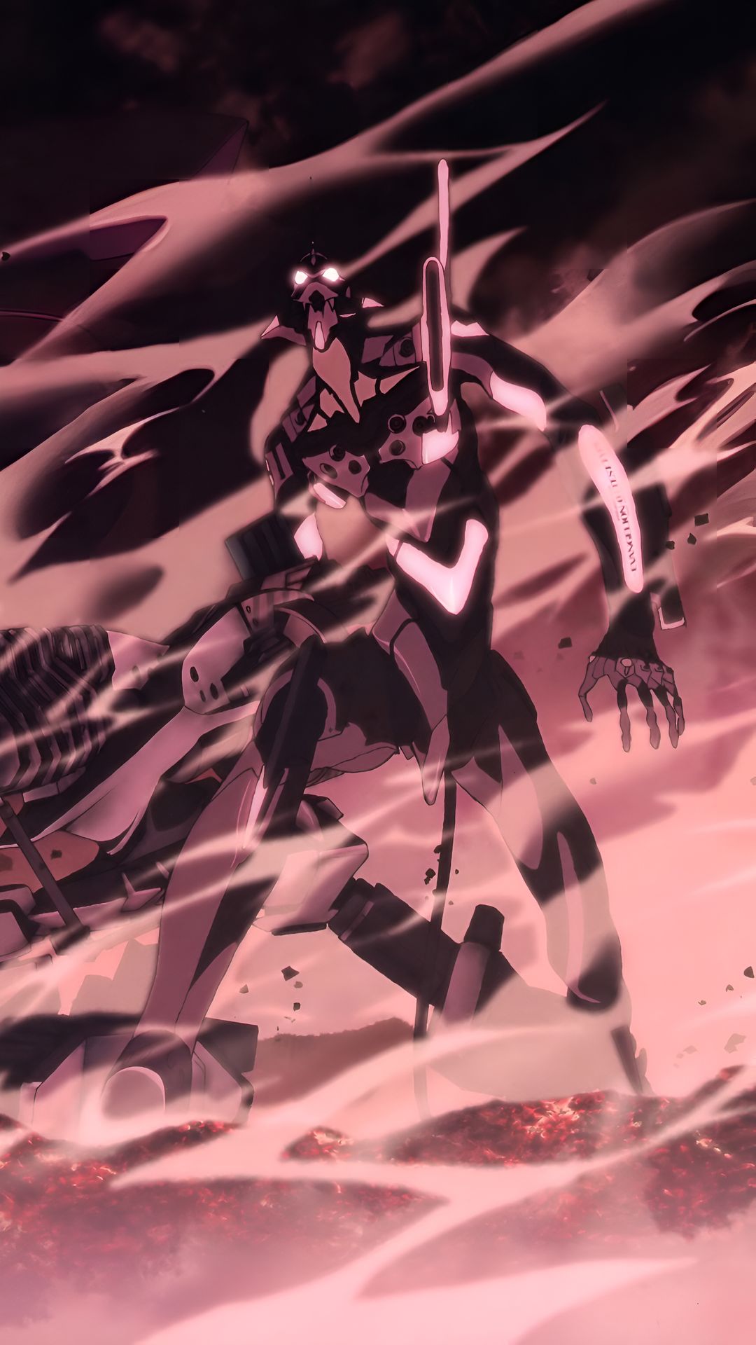 EVA-01 Berserk Mode Phone Wallpaper 4K
