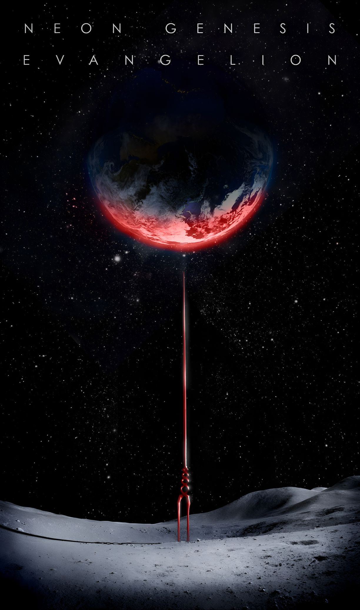 والپیپر گوشی نیزه لانگینوس از Neon Genesis Evangelion