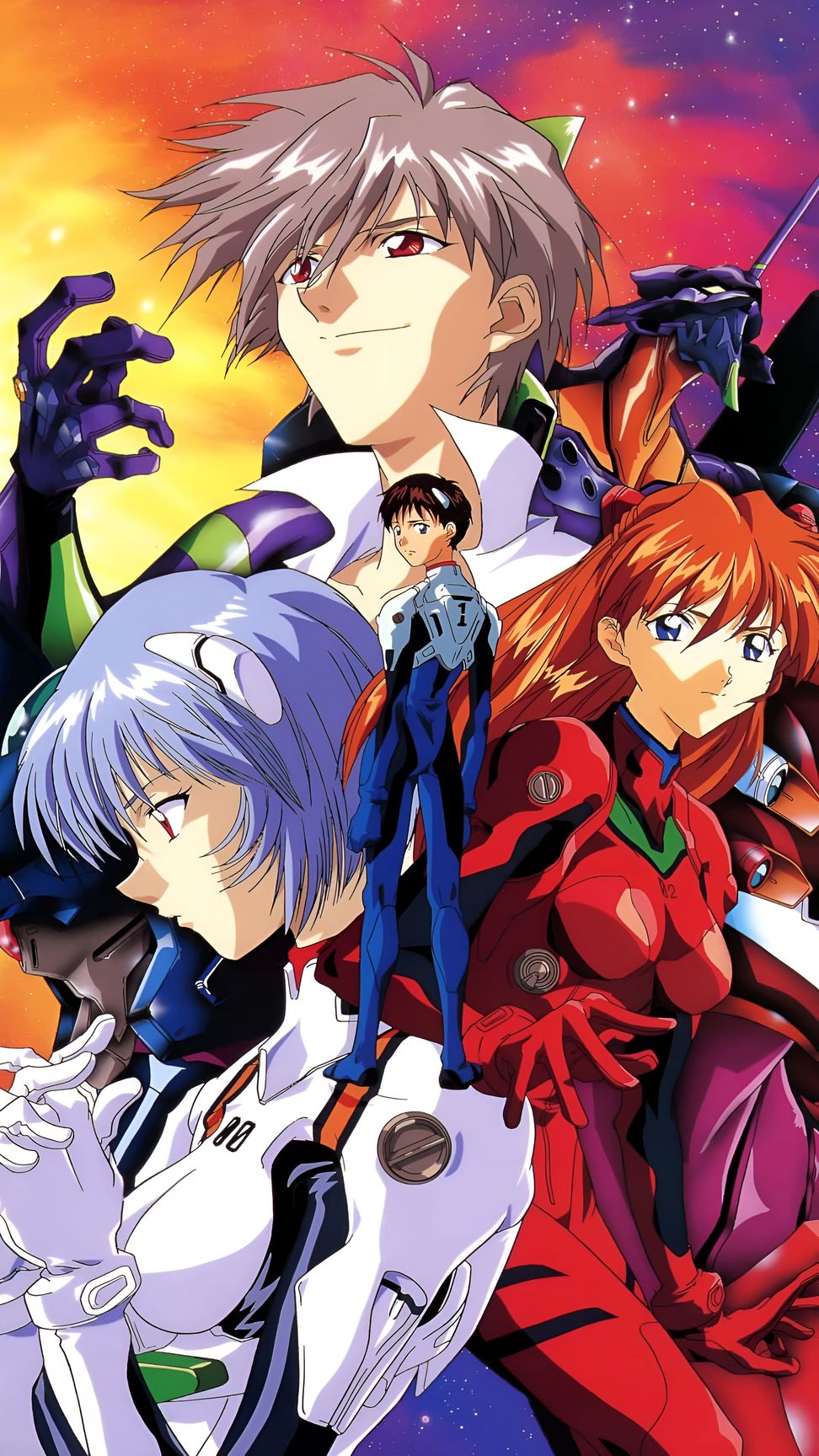 Neon Genesis Evangelion Phone Wallpaper 4K