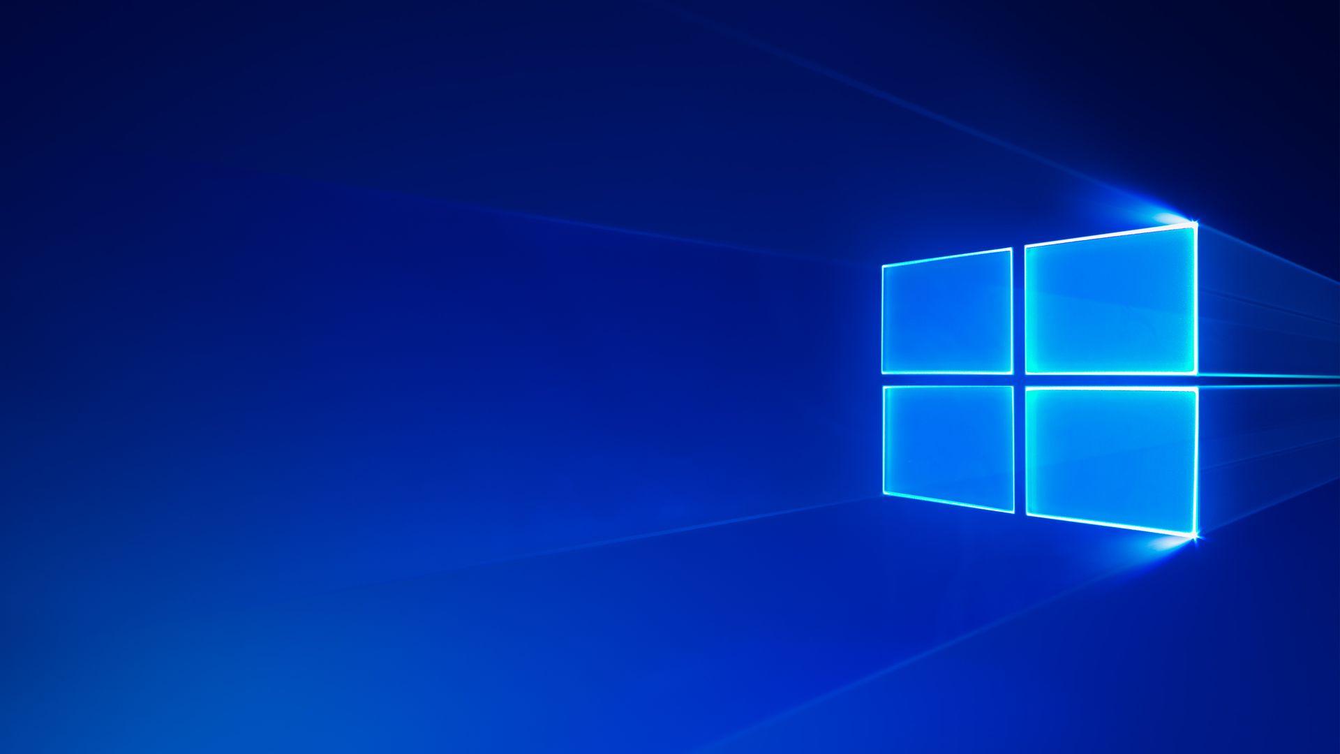 Windows 10 Hero Glowing Logo 4K Wallpaper
