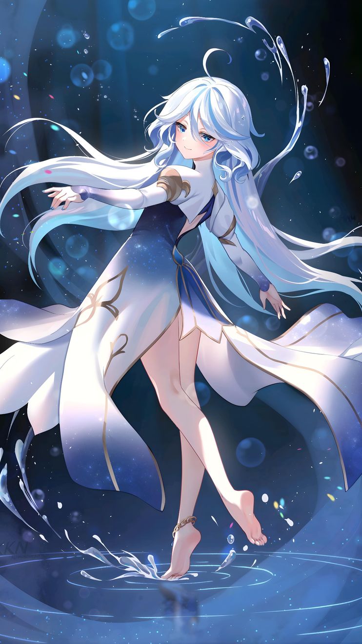 Focalors Genshin Impact 4K Wallpaper