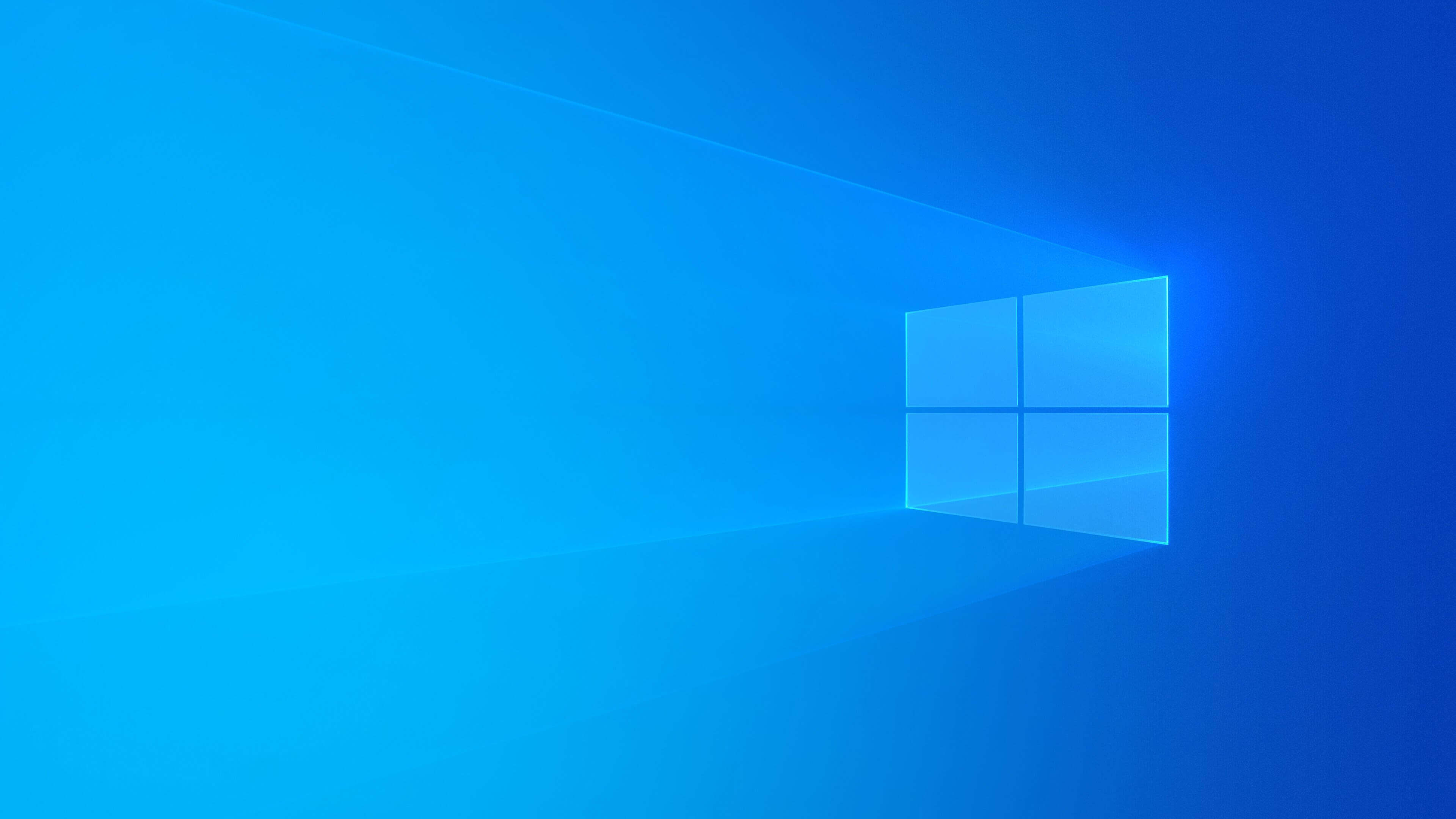 Windows 10 Default Blue Gradient Wallpaper 4K