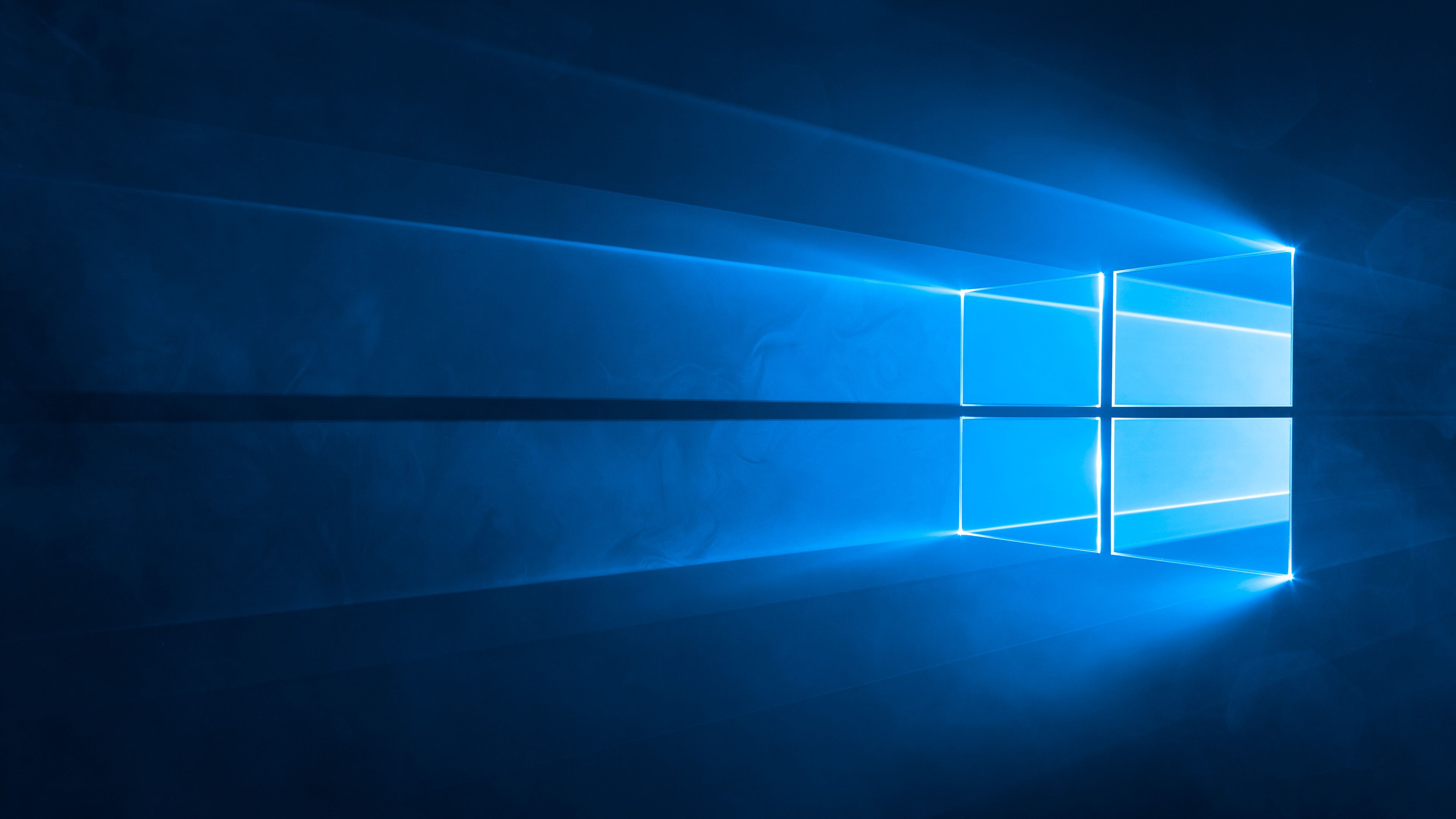 Windows 10 Hero Blue Light Wallpaper