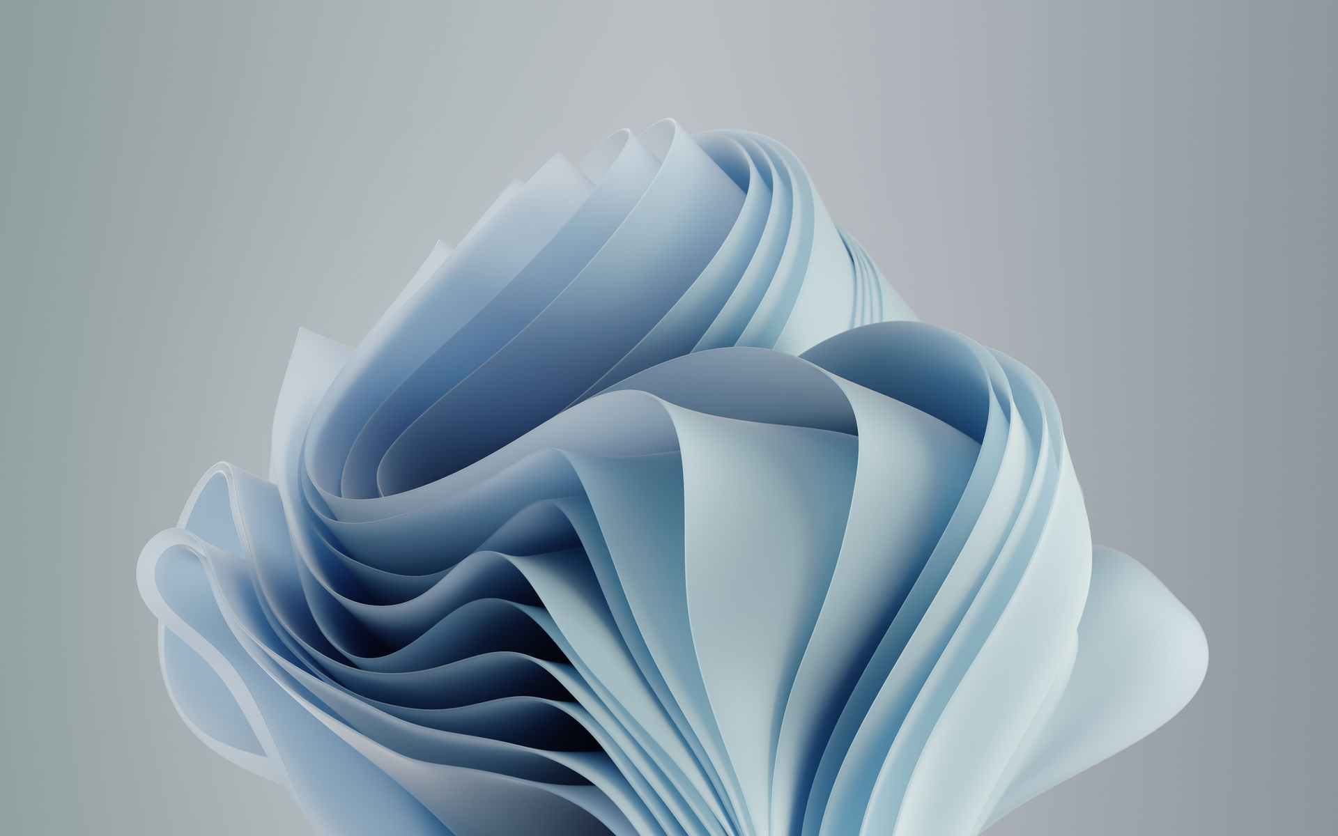 Windows 11 Blue Swirl Abstract 4K Wallpaper