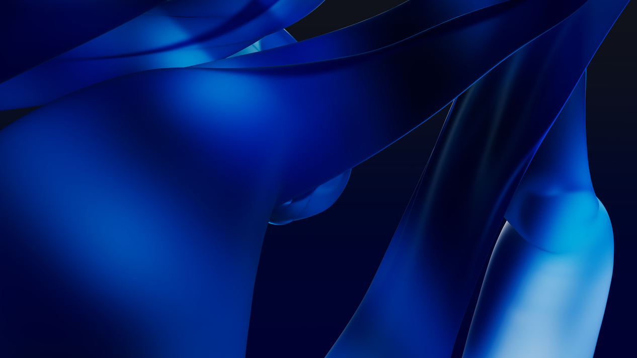 Windows 11 Blue Abstract Flow 4K Wallpaper