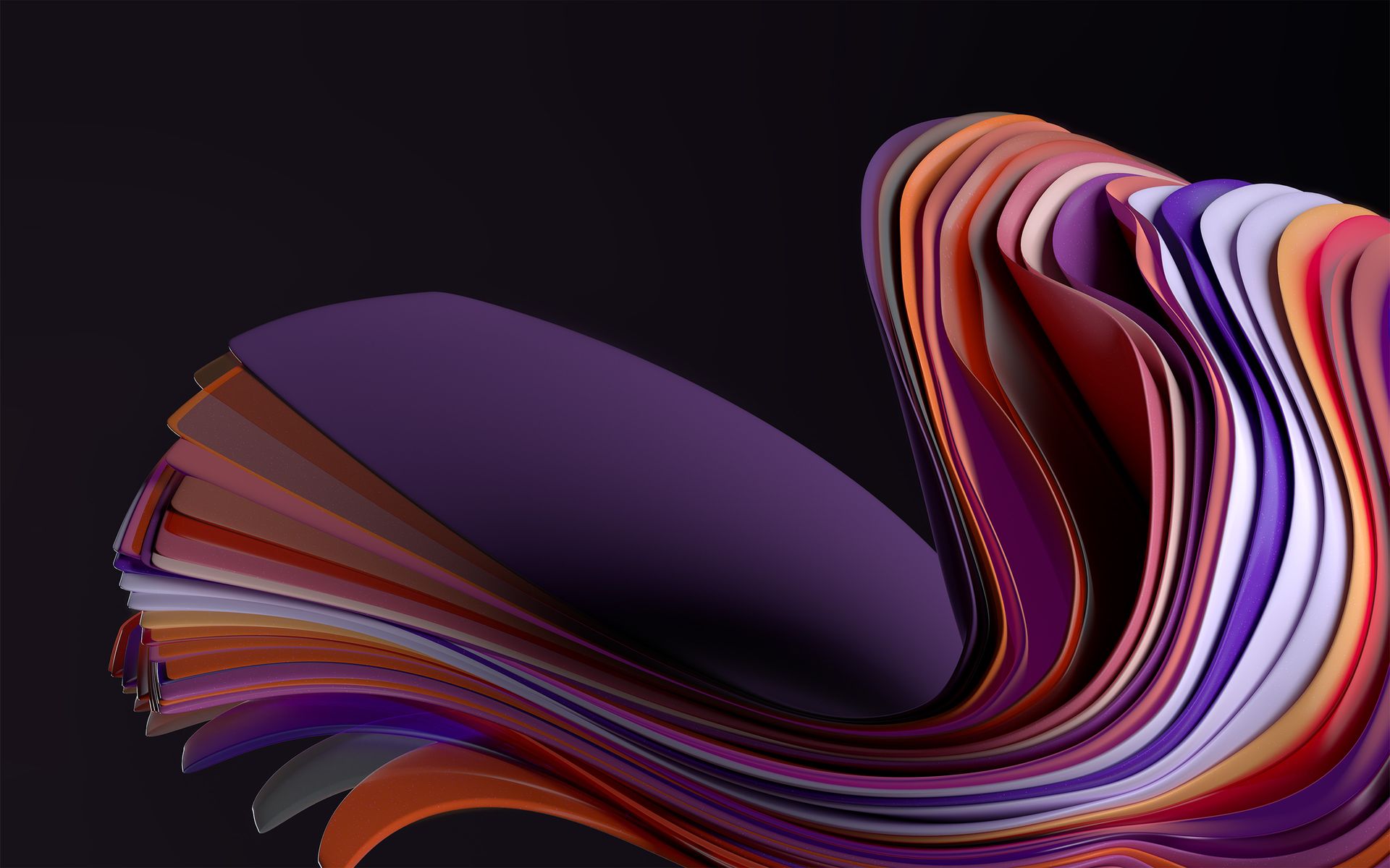 Windows 11 Abstract Wave Flow Wallpaper
