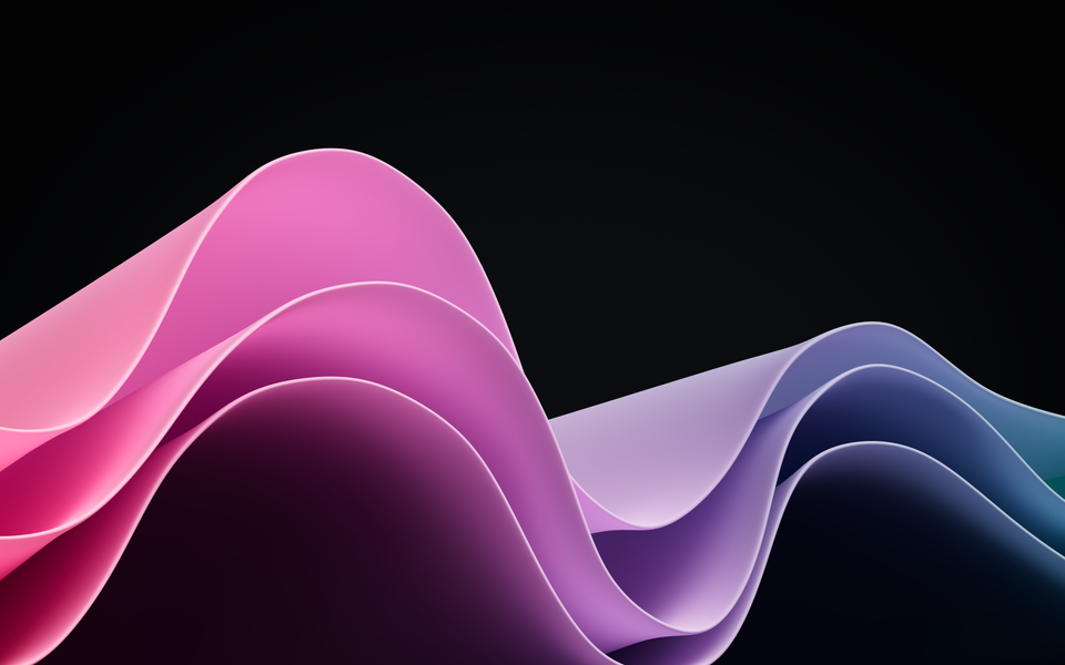Windows 11 Abstract Wave Wallpaper 4K