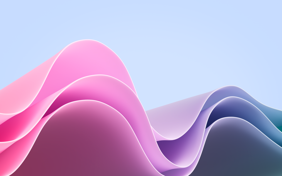 Windows 11 Abstract Wave Wallpaper 4K