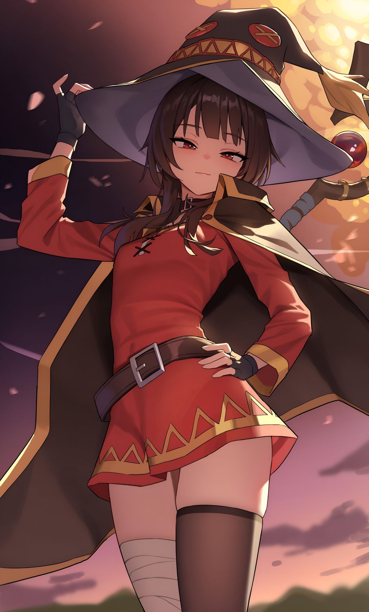 Megumin KonoSuba Anime Wallpaper 4K Hohe Auflösung