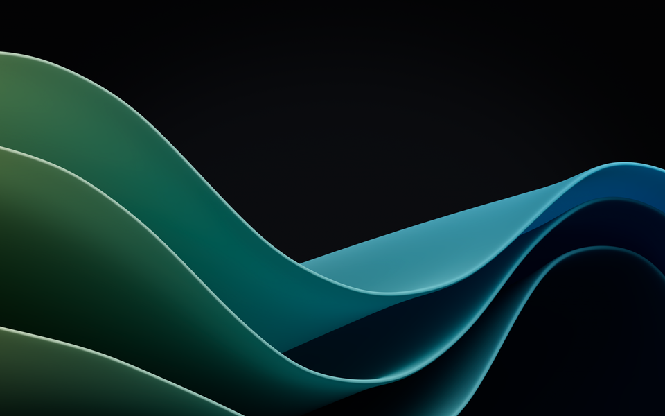 Windows 11 Abstract Wave Wallpaper 4K
