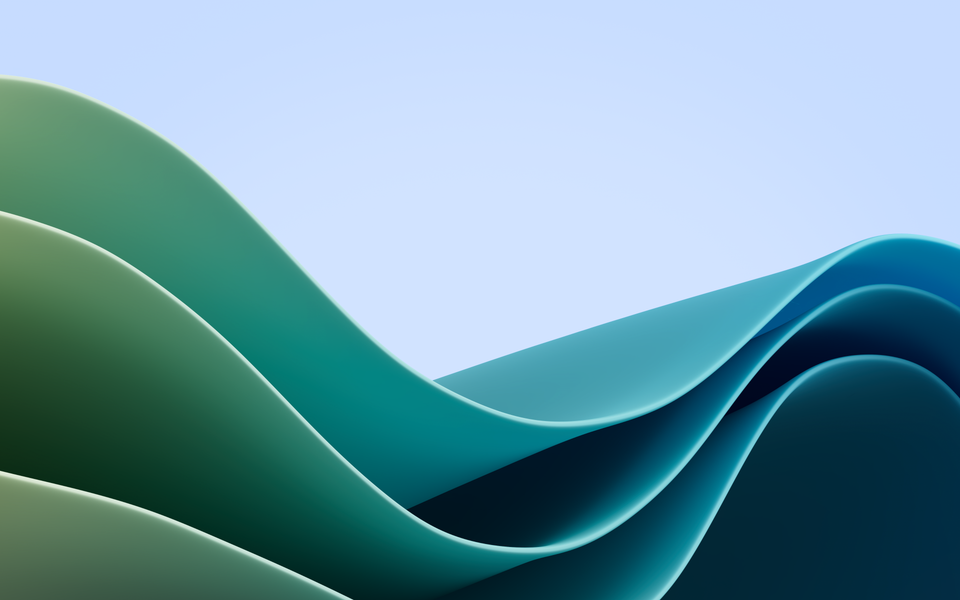 Windows 11 Abstract Wave Wallpaper 4K