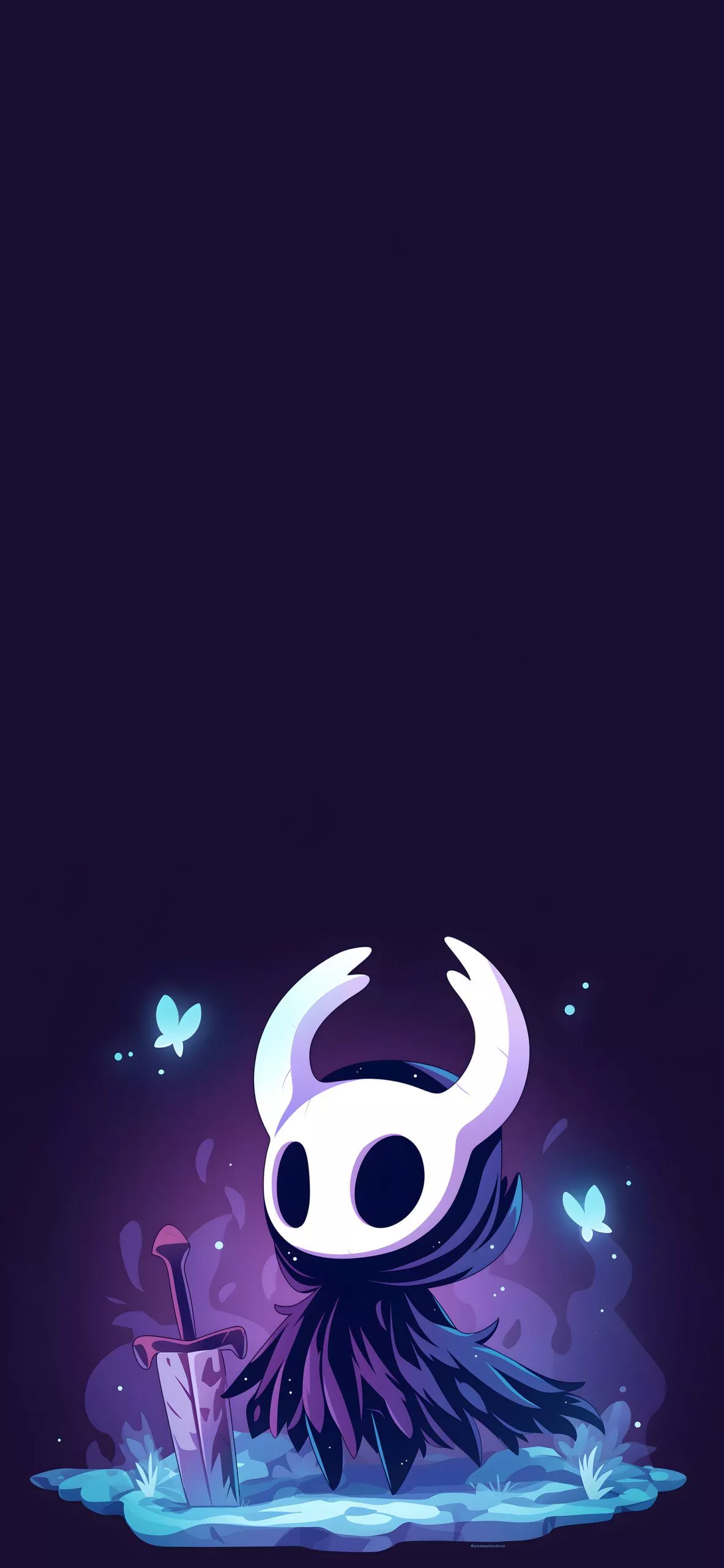 Hollow Knight Minimalistic 4K Wallpaper