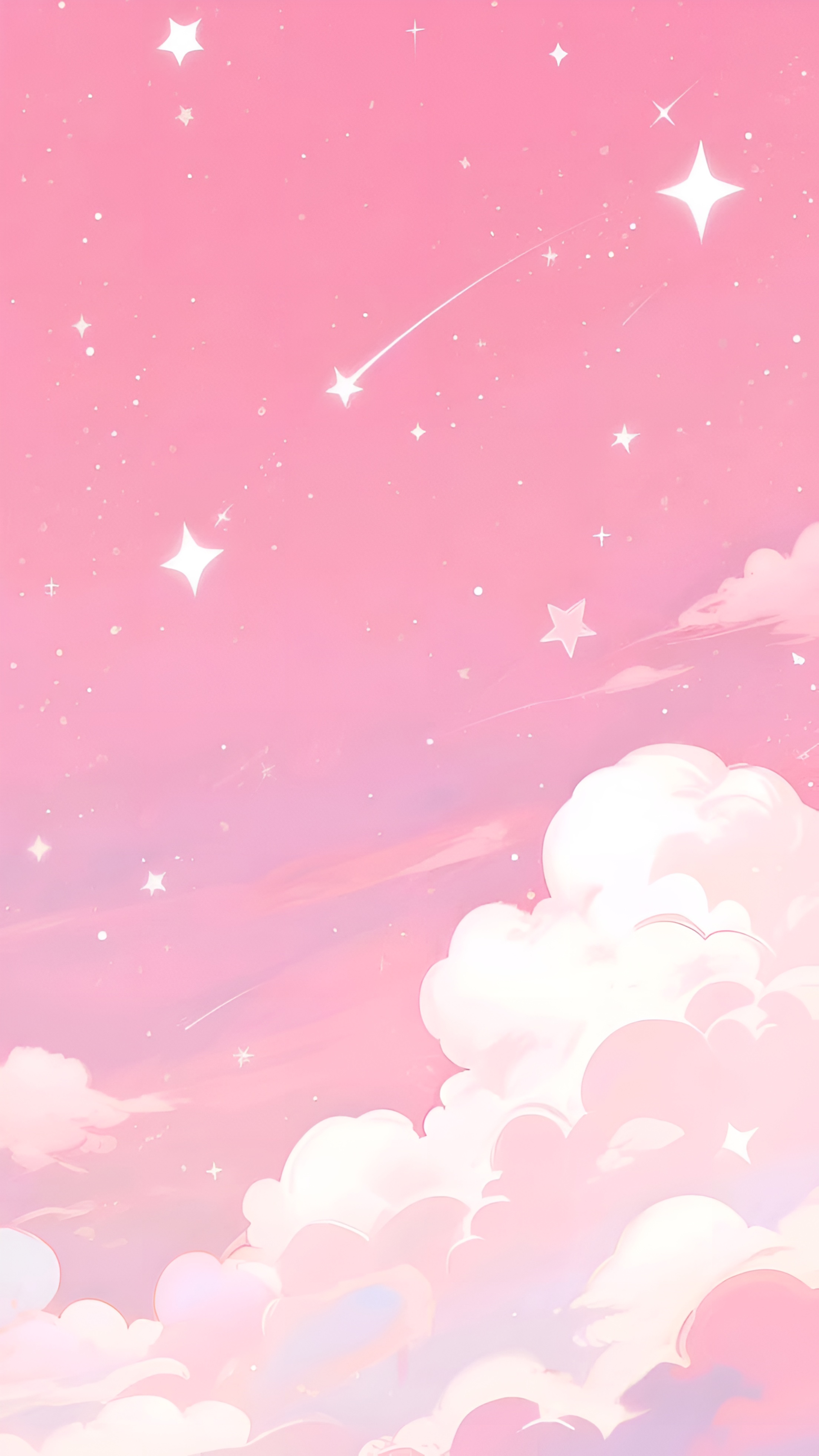 Dreamy Pink Sky Wallpaper