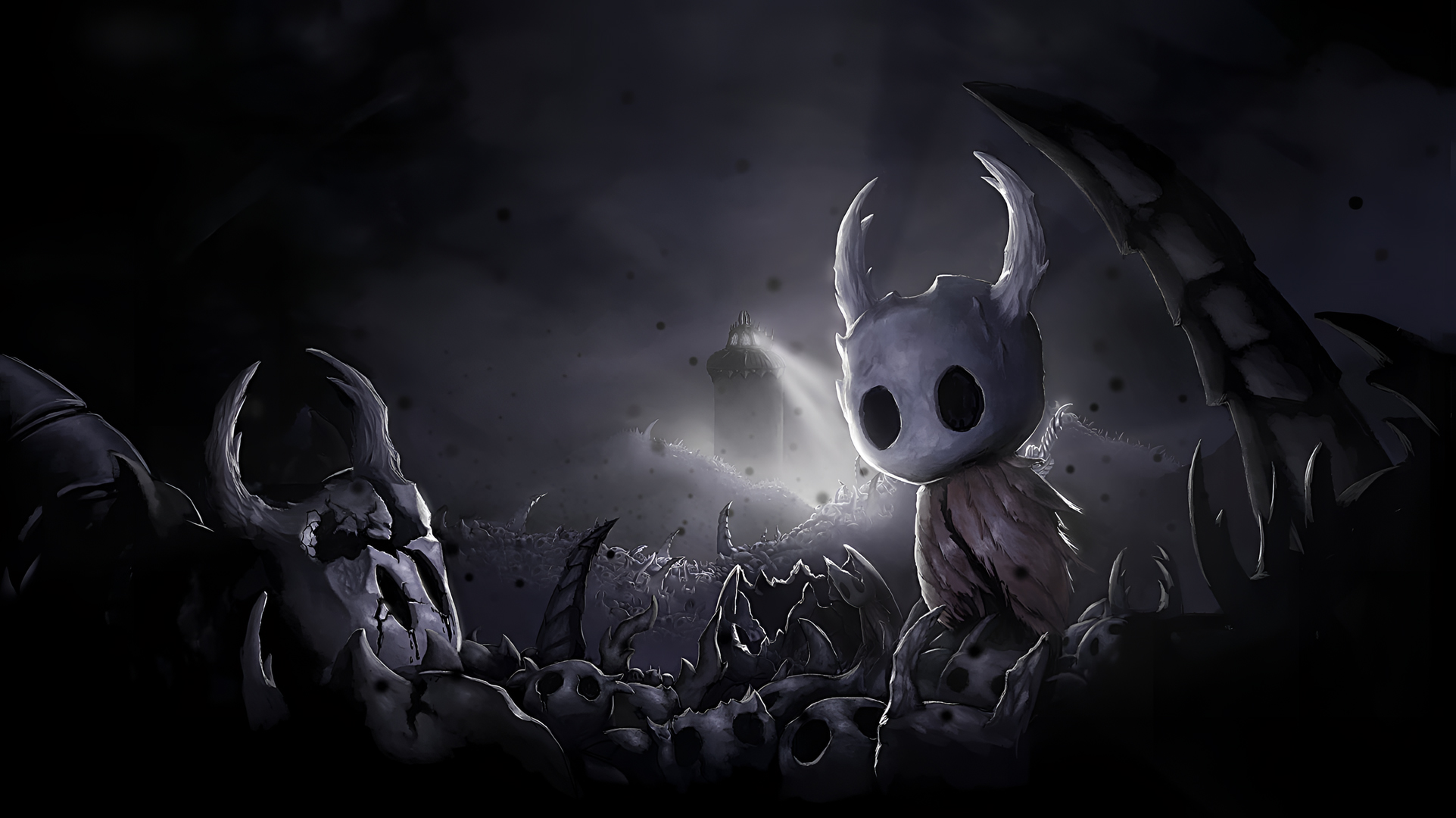 Dark Hollow Knight 4K Wallpaper