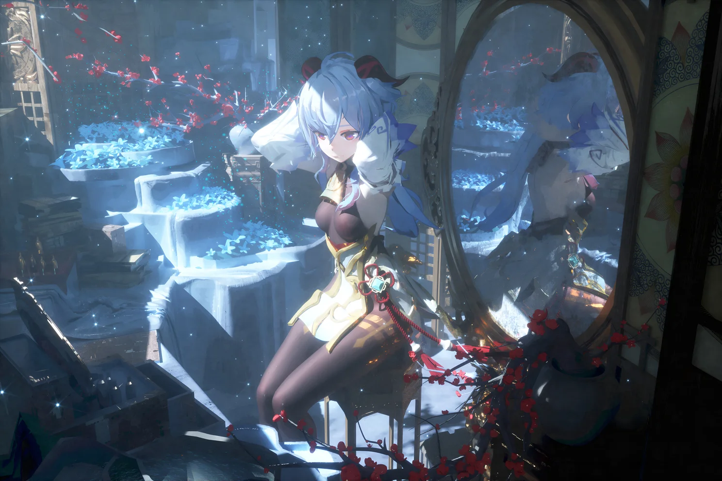 Ganyu Genshin Impact 4K Wallpaper