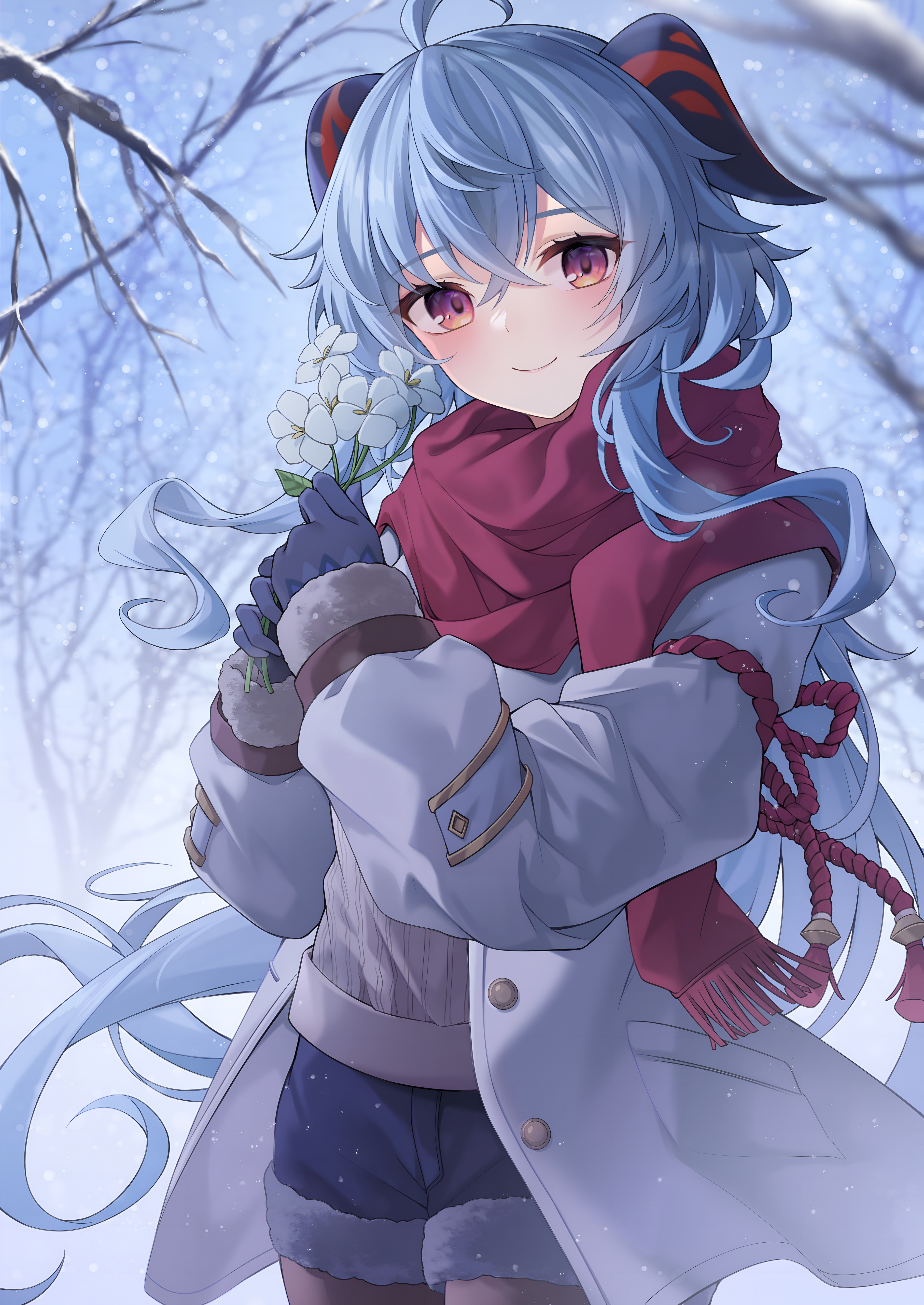 Ganyu Winter Wallpaper – Genshin Impact 4K