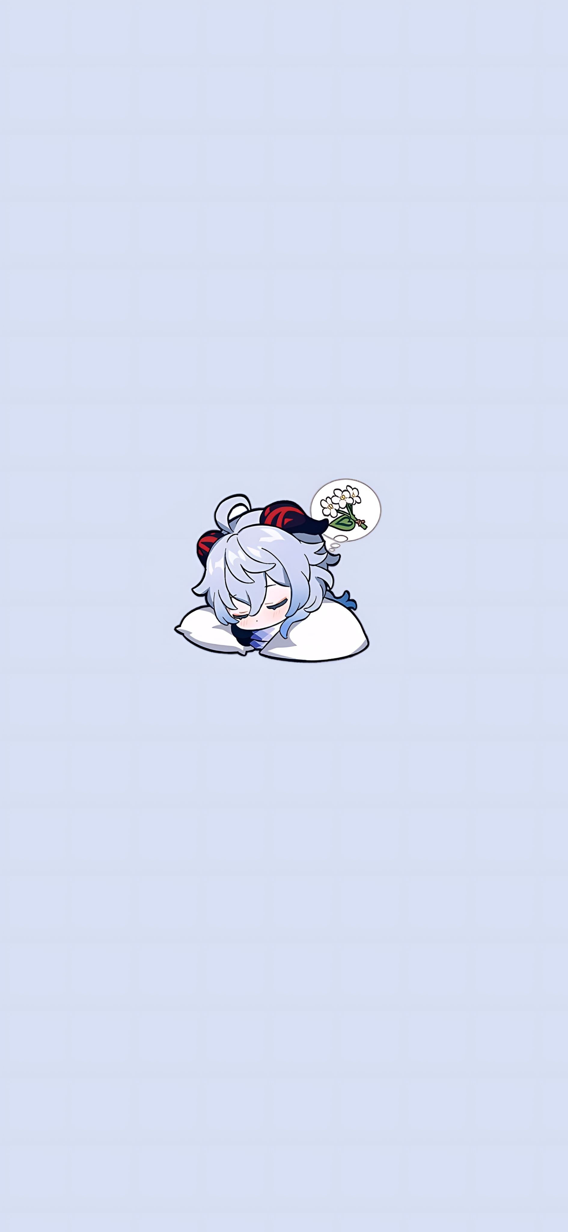 Ganyu Sleeping Chibi Genshin Impact Wallpaper