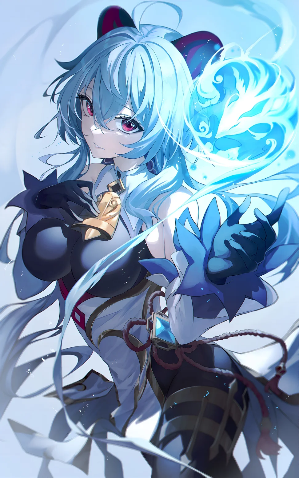 Ganyu Genshin Impact 4K Ukuta wa Anime
