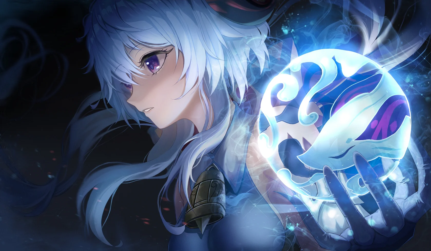 Ganyu Genshin Impact 4K Magic Wallpaper