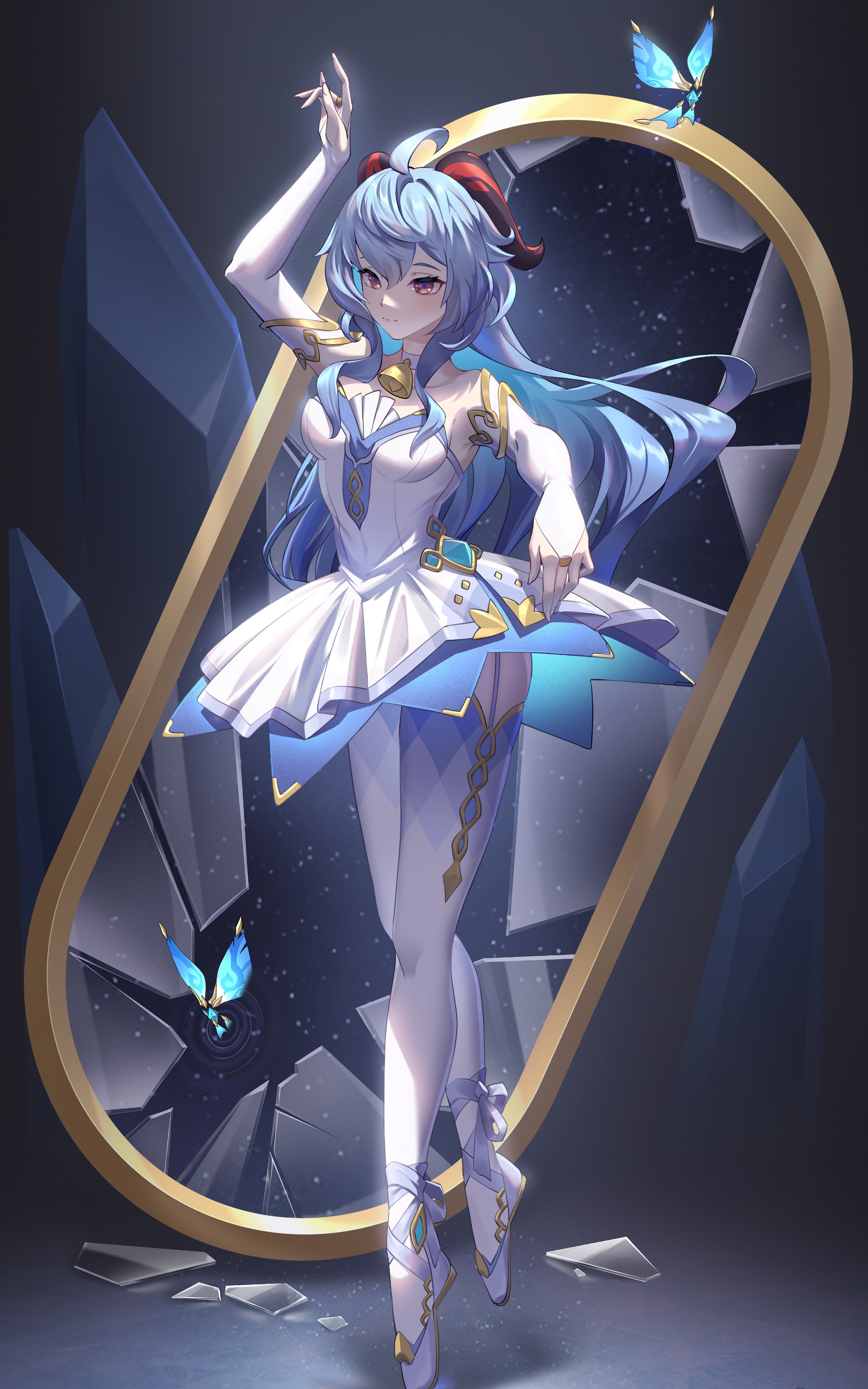 Ganyu Genshin Impact Celestial Dancer 4K Wallpaper