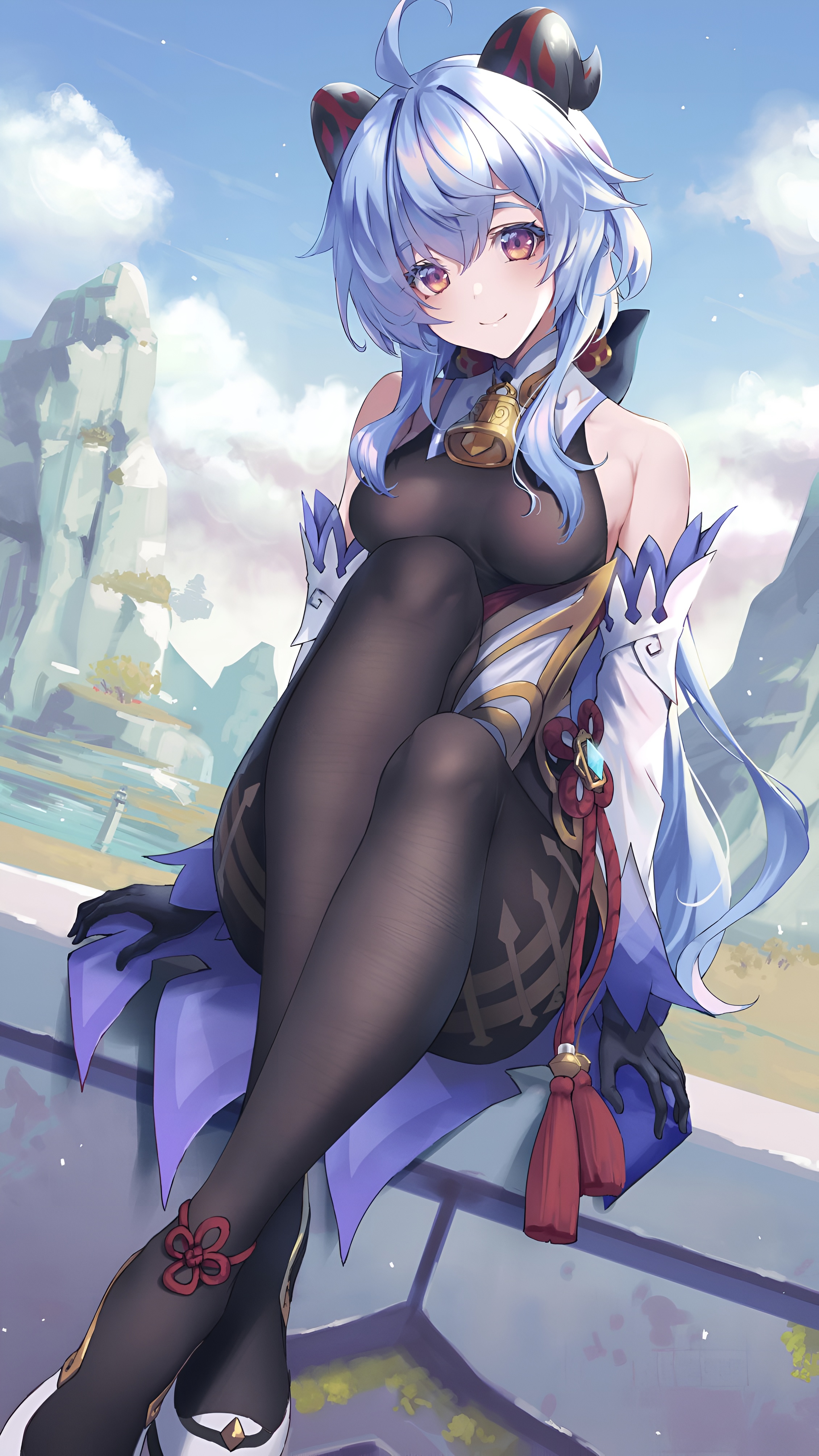 Ganyu Genshin Impact 4K Anime Wallpaper