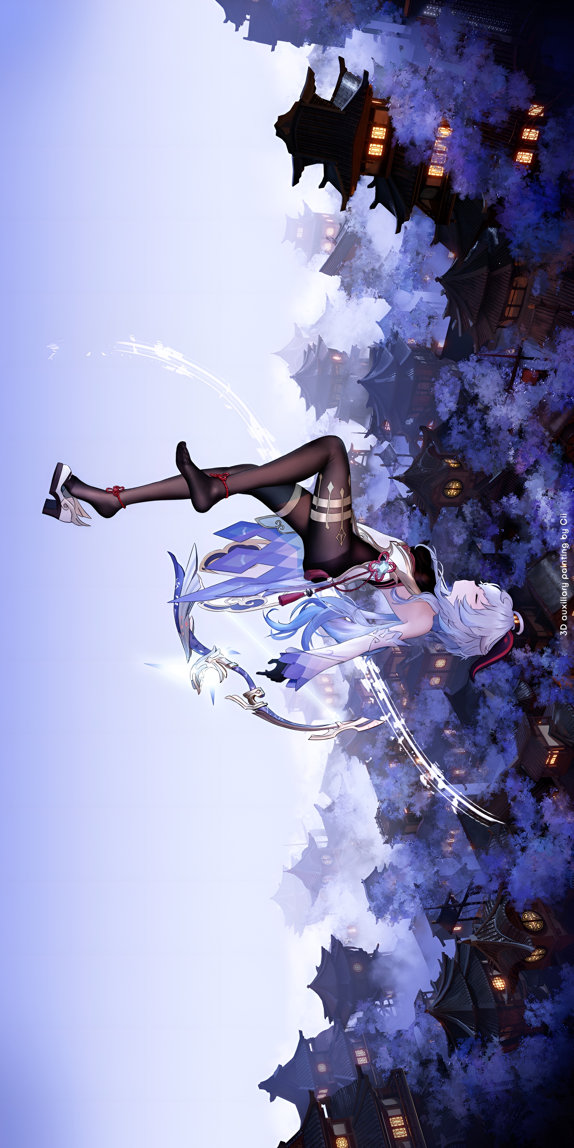 Ganyu Genshin Impact 4K Fantasy Wallpaper