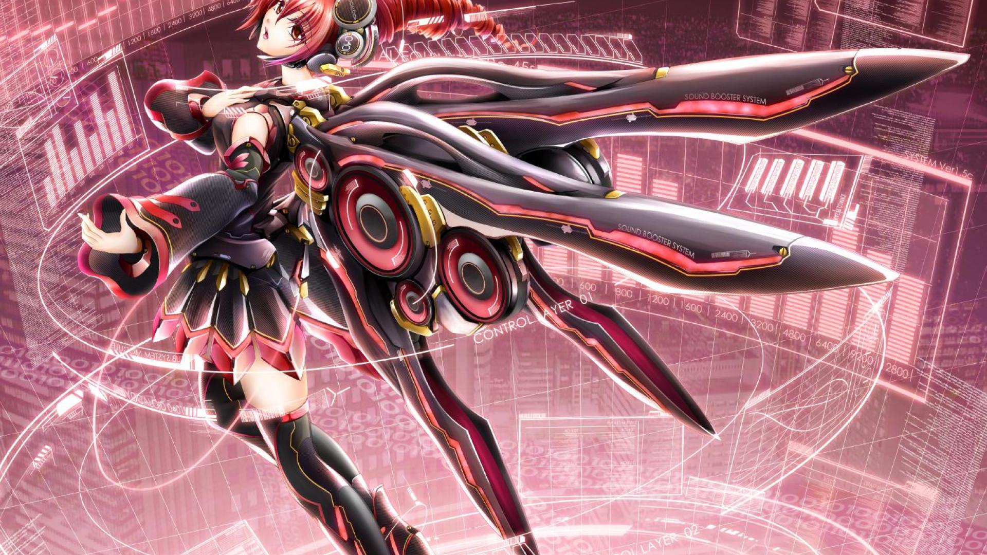 Kasane Teto Wallpaper Cyberpunk - 4K Ultra HD