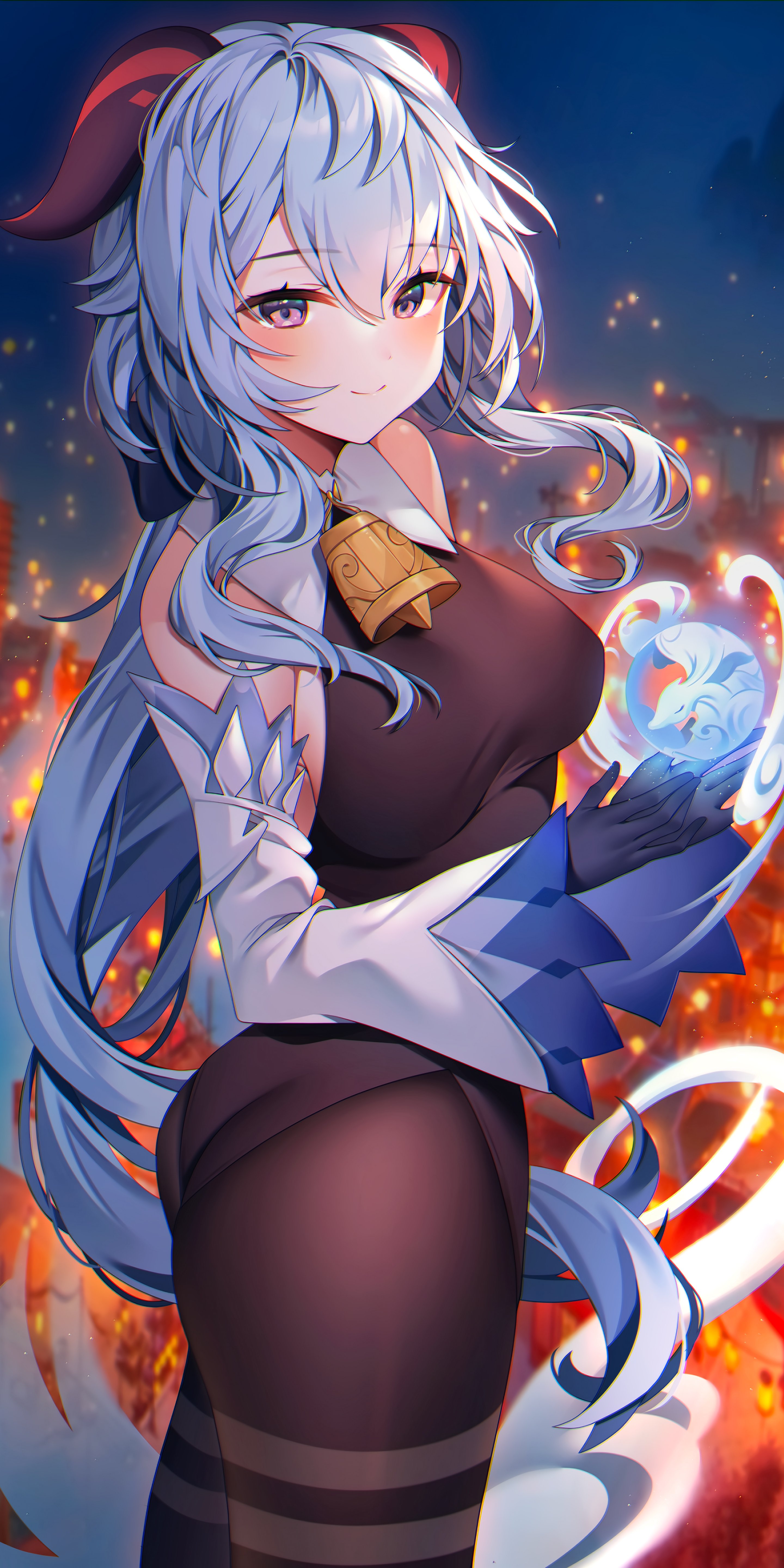 Ganyu Genshin Impact 4K Anime Wallpaper