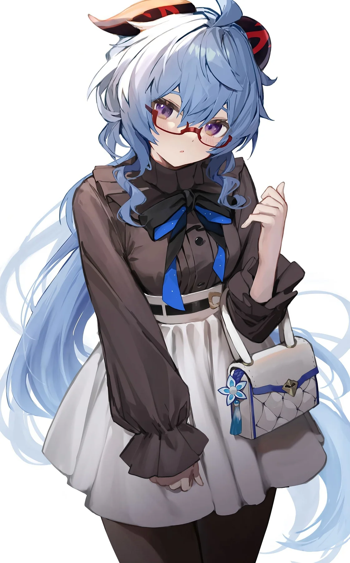 טפט תלבושת משקפיים גאניו Genshin Impact