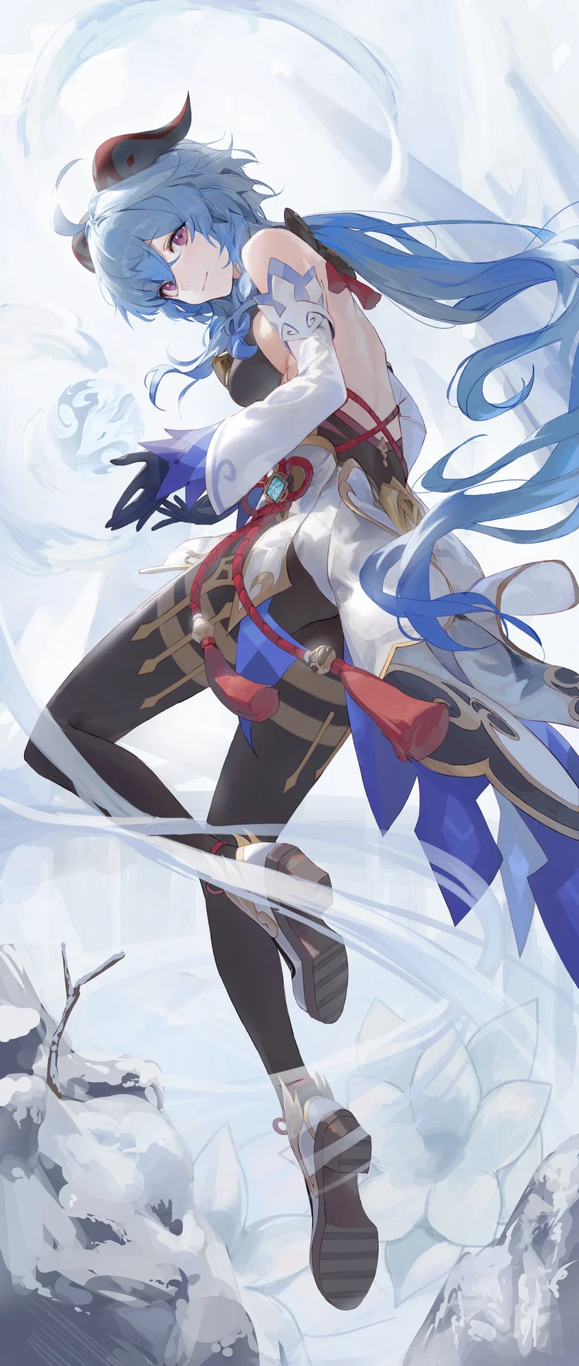 Tapeta 4K Anime Ganyu Genshin Impact