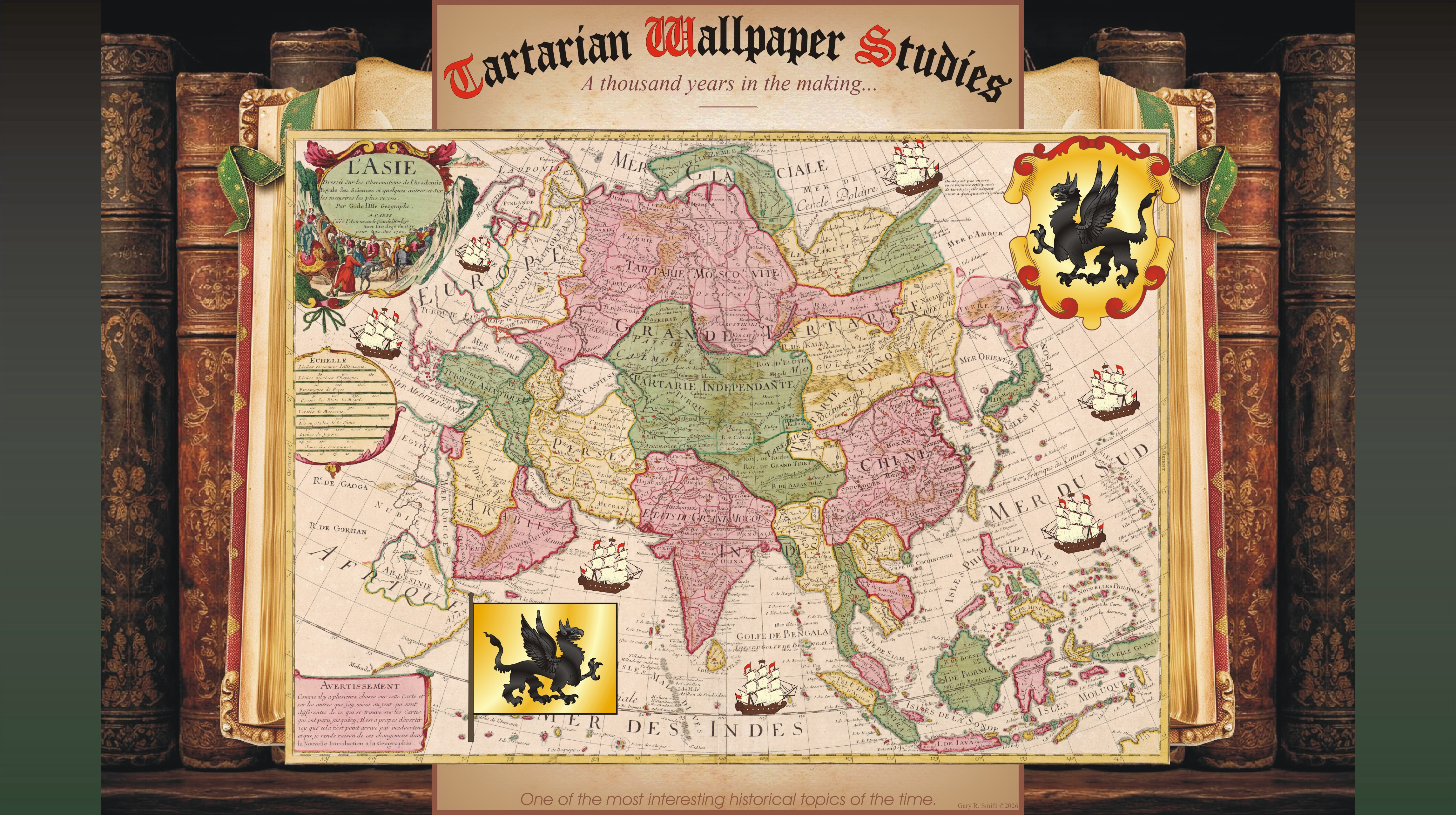 Tartarian Wallpaper Studies – Ancient Asia Map 4K Wallpaper