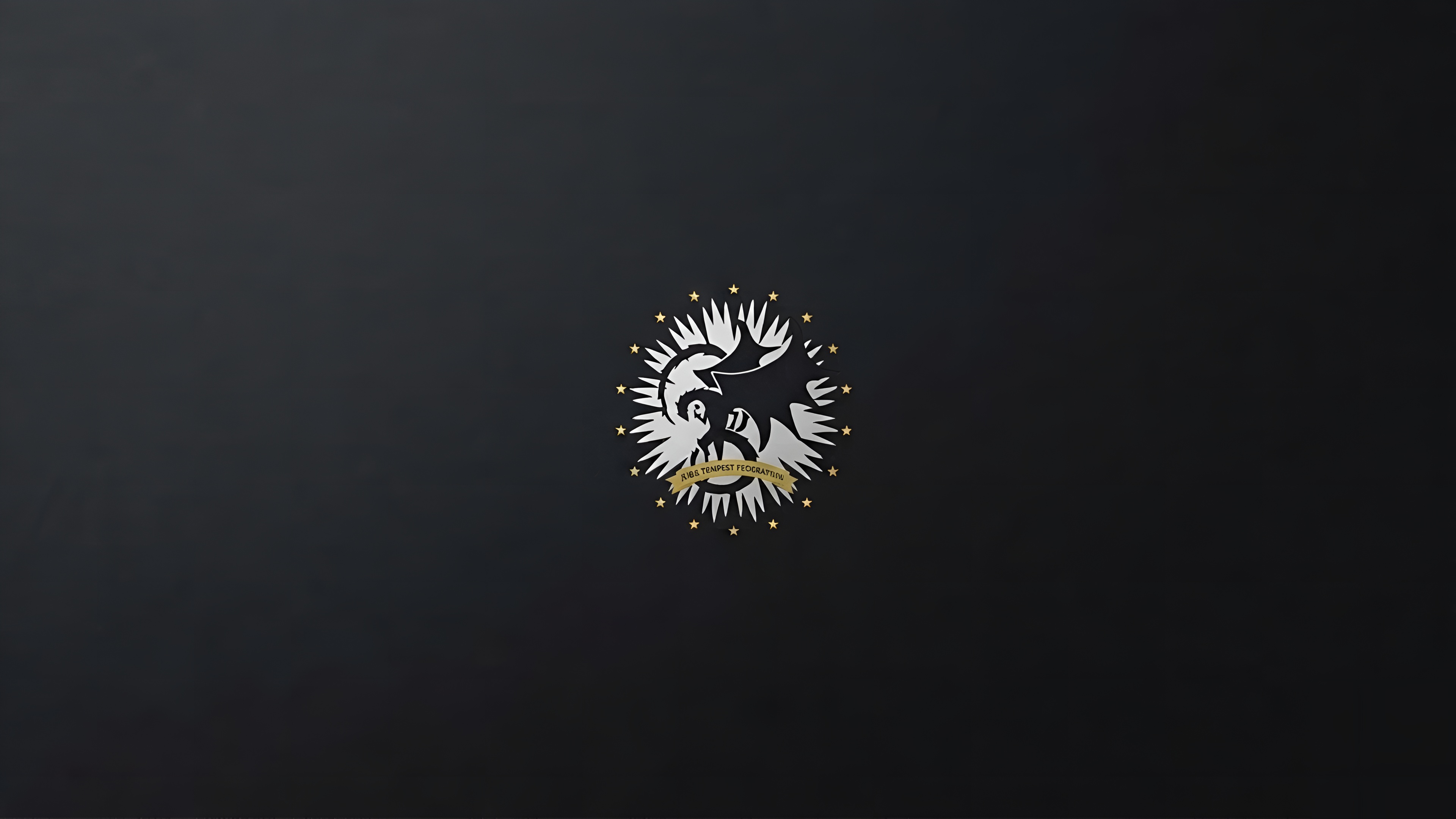 Aries Tempest Federation Emblem Dark Wallpaper