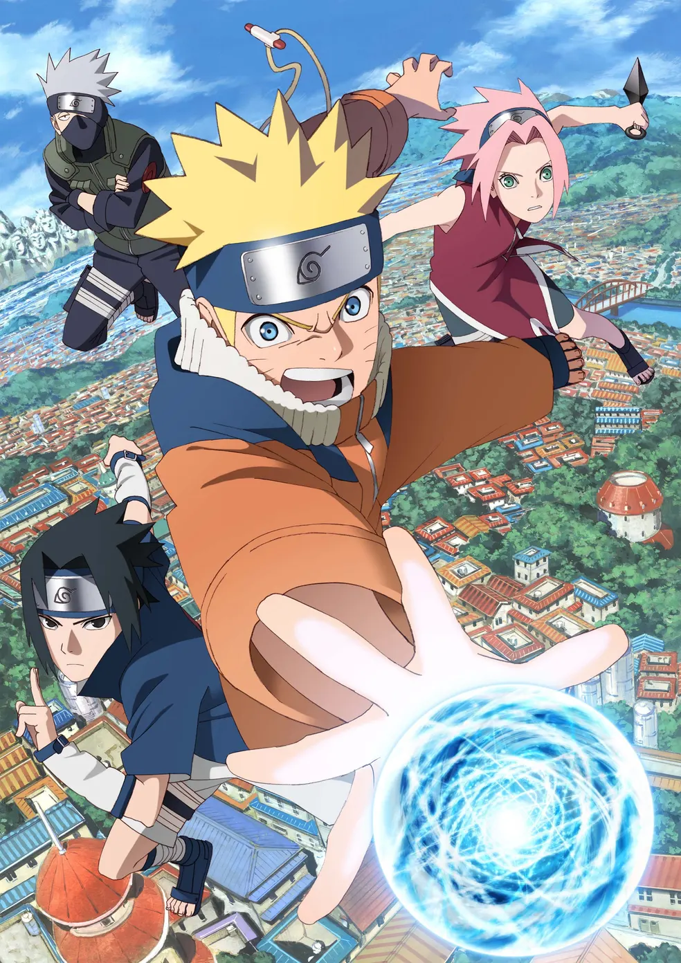 Naruto Team 7 Action Wallpaper 4K