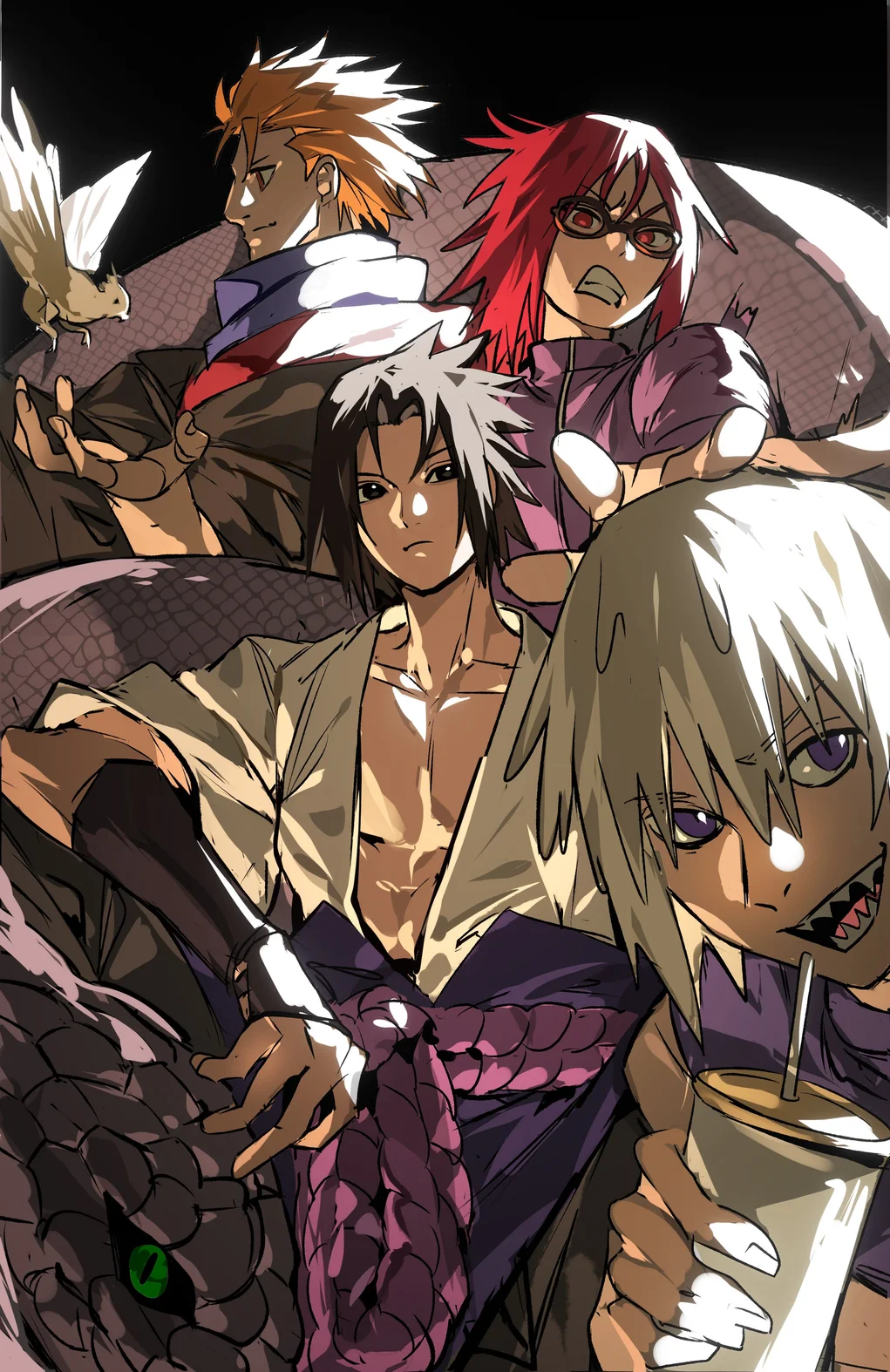 Sasuke Uchiha Wallpaper – Epic Anime Group Art