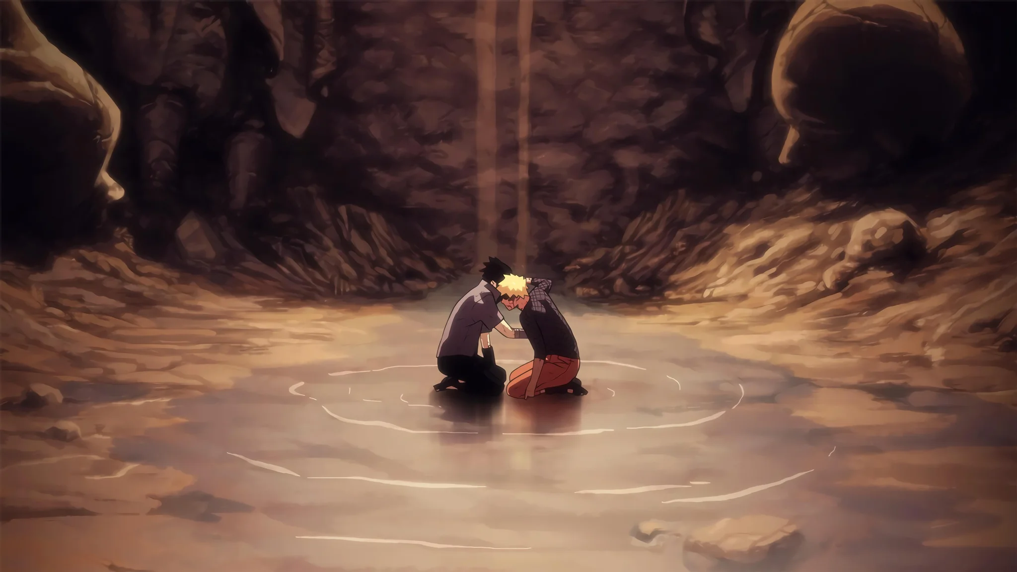 Naruto VS Sasuke Final Battle 4K Wallpaper