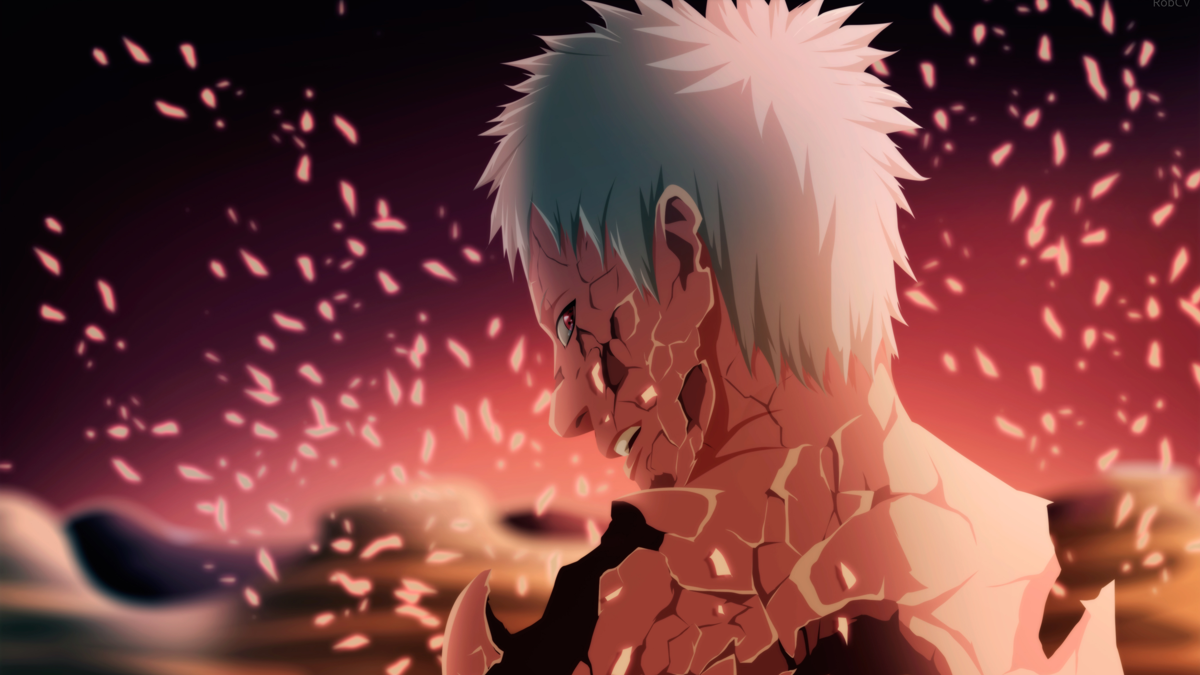 Obito Uchiha Crumbling 4K Anime Wallpaper