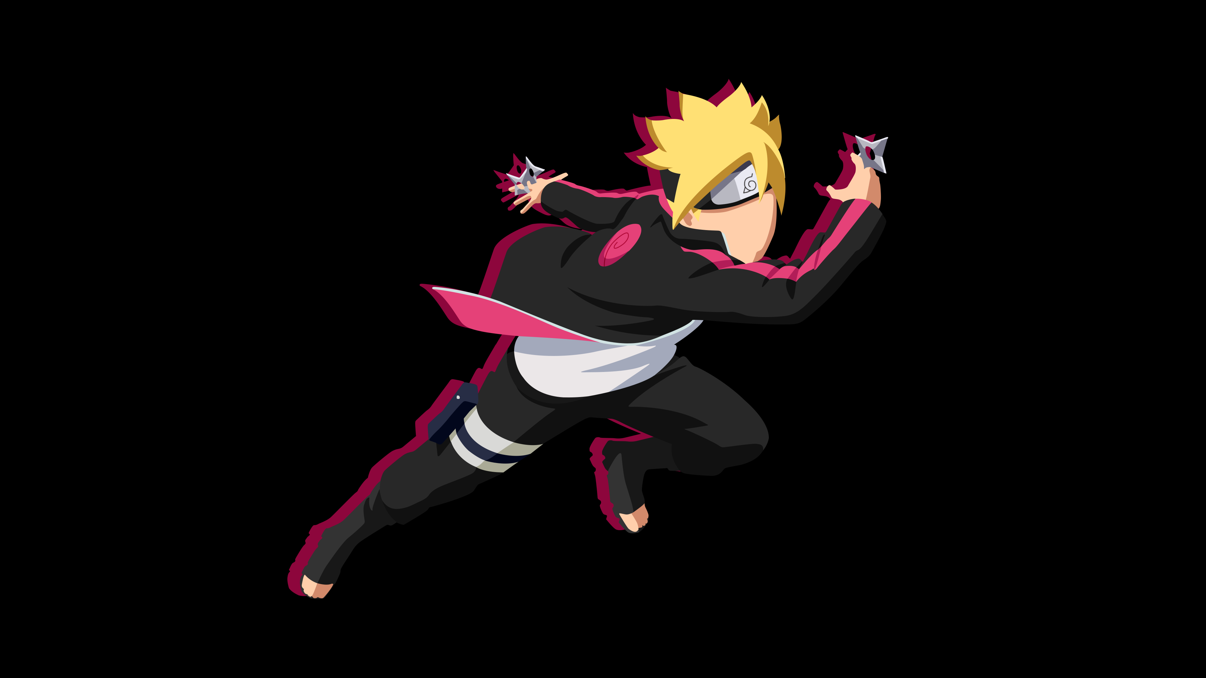 Boruto Uzumaki Action Pose 4K Wallpaper