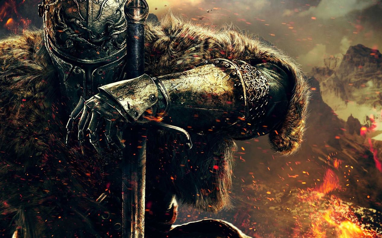Dark Souls Warrior Battle 4K Wallpaper