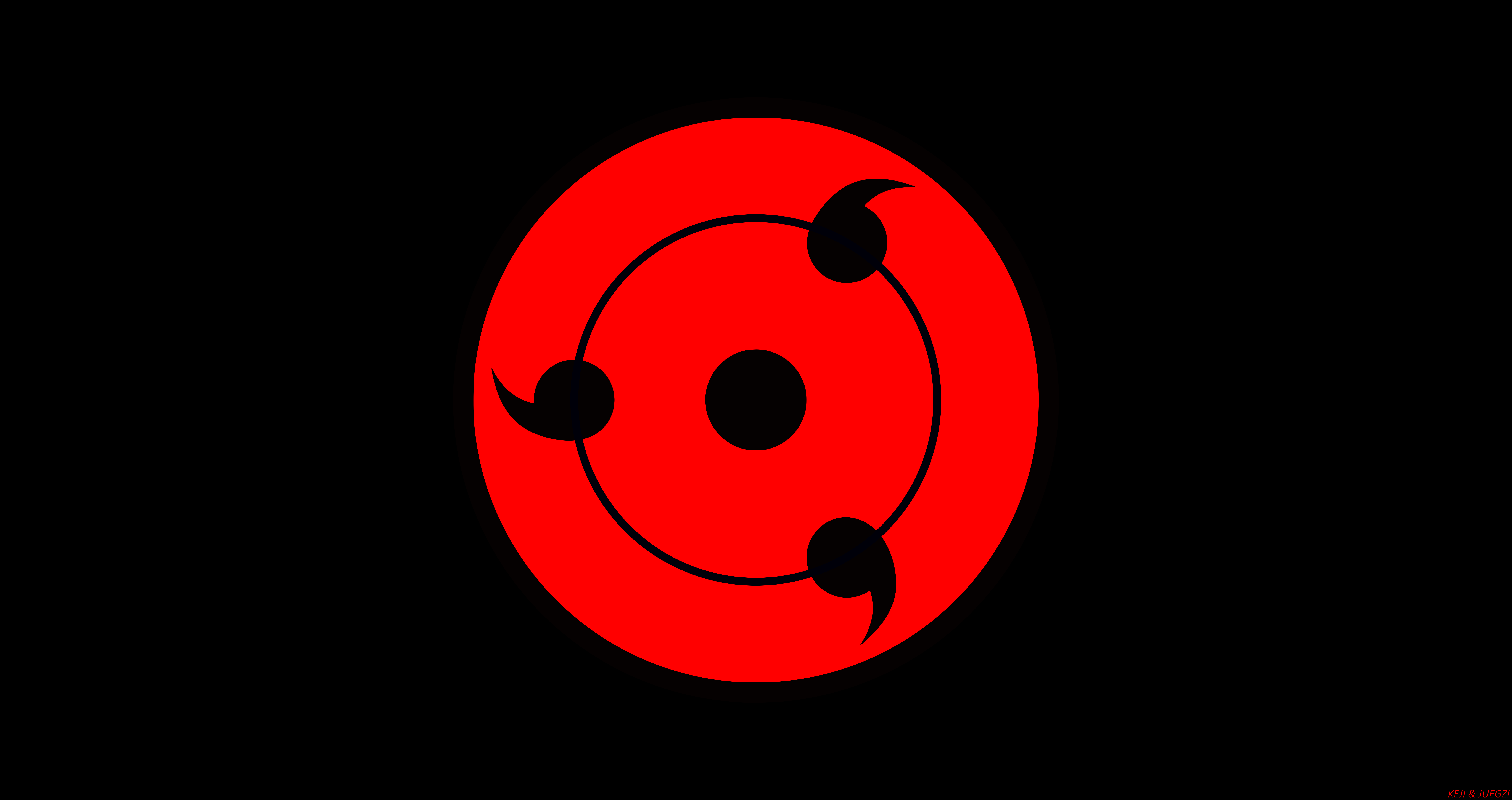 Sharingan Eye Wallpaper 4K Black Red