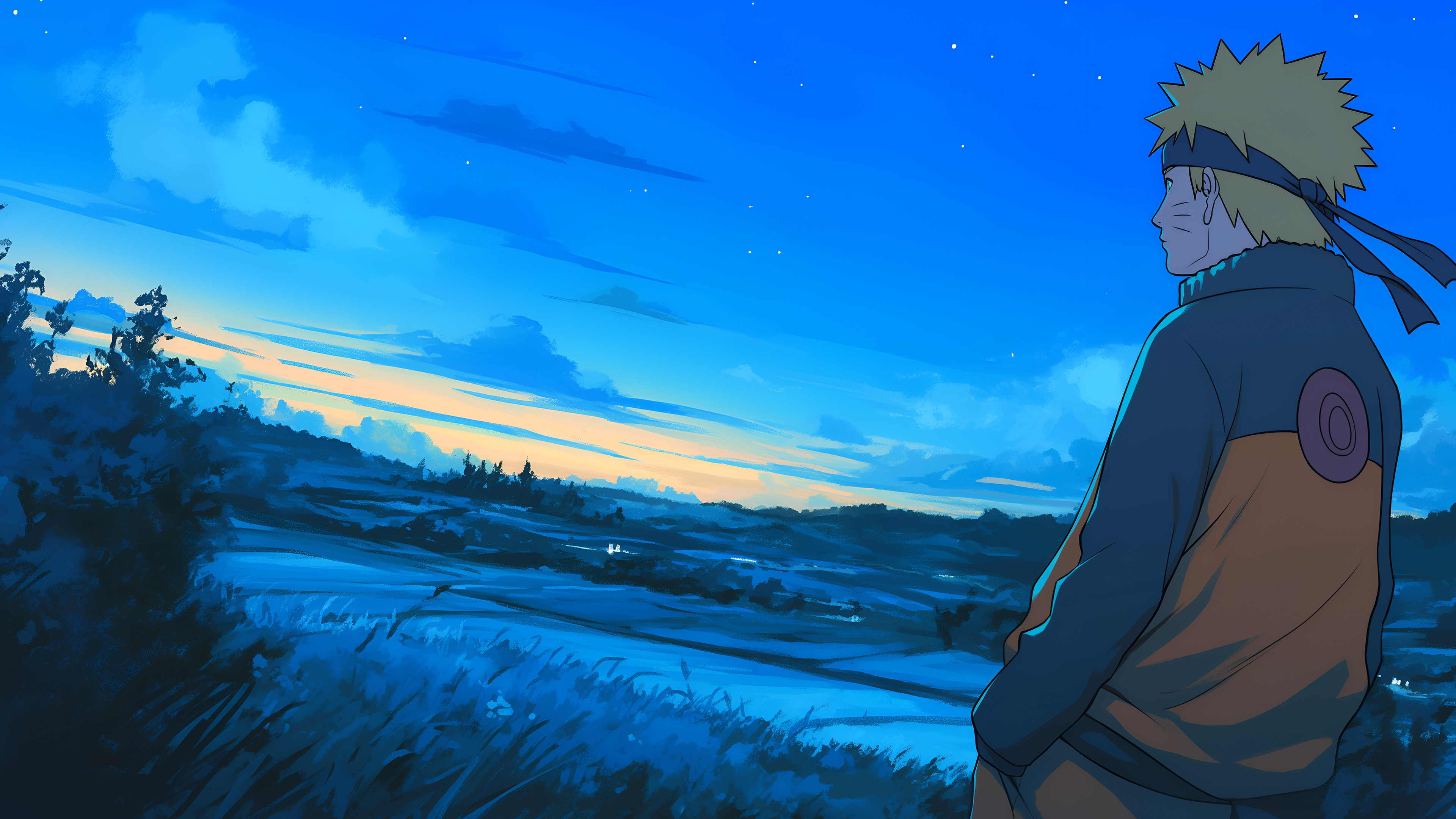 Naruto Gazing at the Horizon Wallpaper