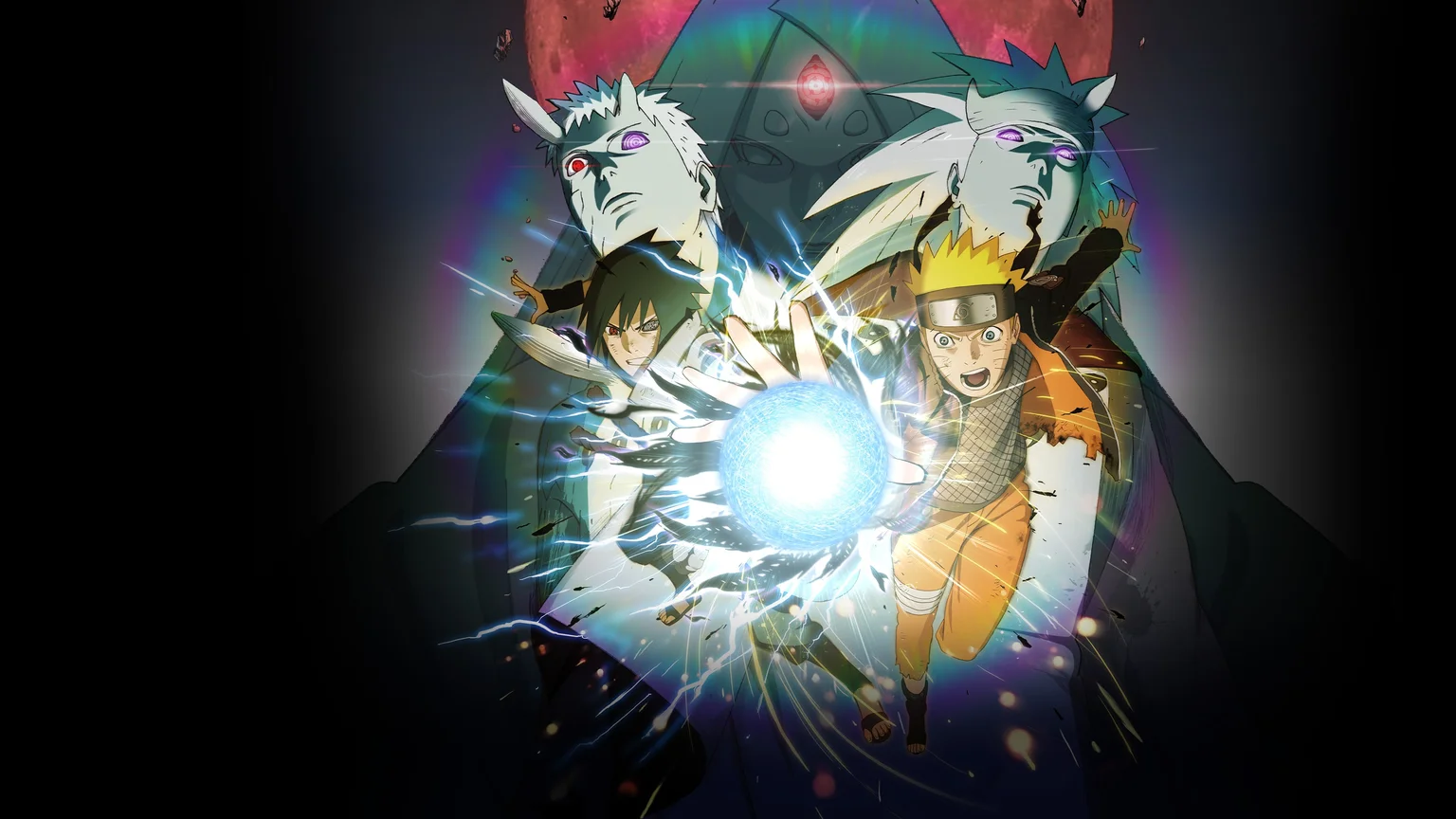 Naruto & Sasuke Epic Battle Wallpaper 4K