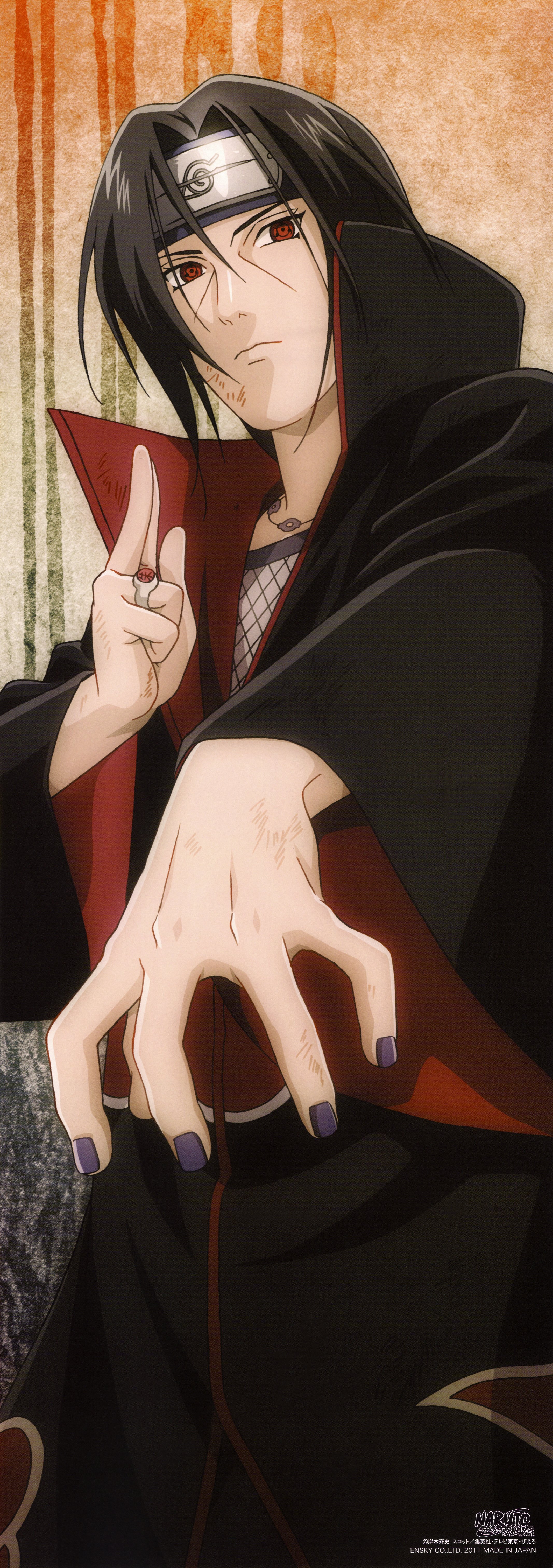 Itachi Uchiha Akatsuki 4K Anime Wallpaper