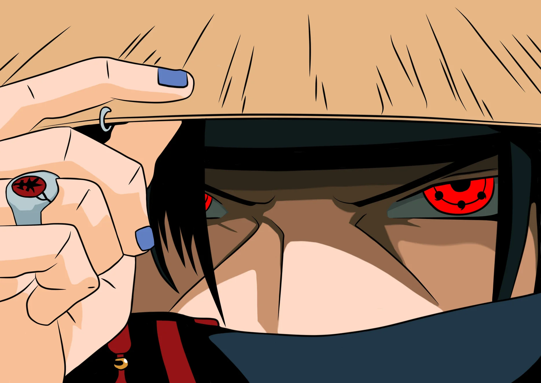 Itachi Uchiha Sharingan 4K Wallpaper