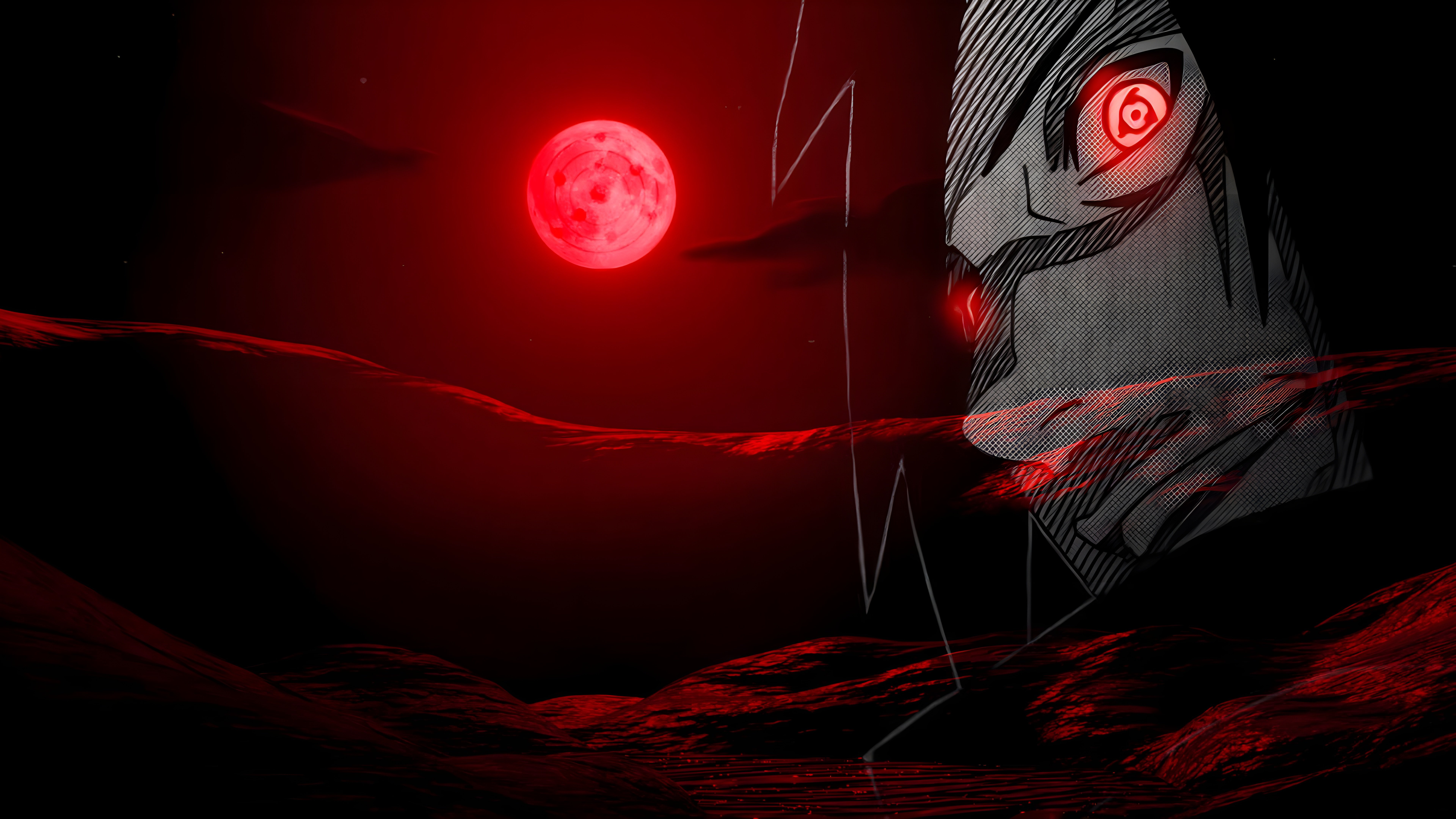 Madara Uchiha Infinite Tsukuyomi 4K Wallpaper
