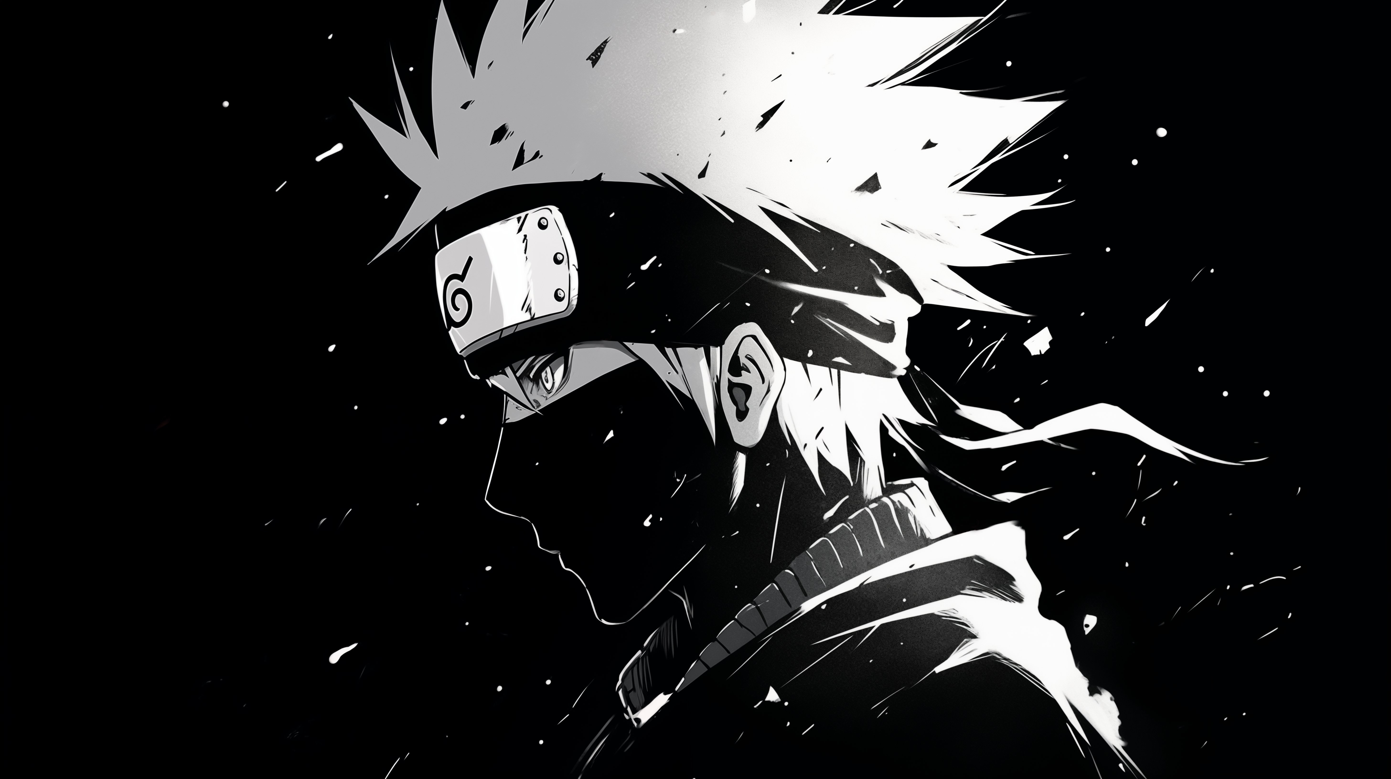 Kakashi Hatake Dark Anime Wallpaper 4K