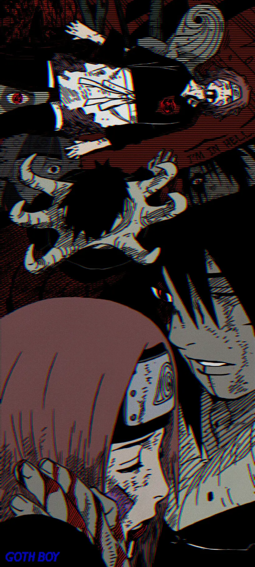 Obito and Rin Dark Aesthetic Naruto Wallpaper