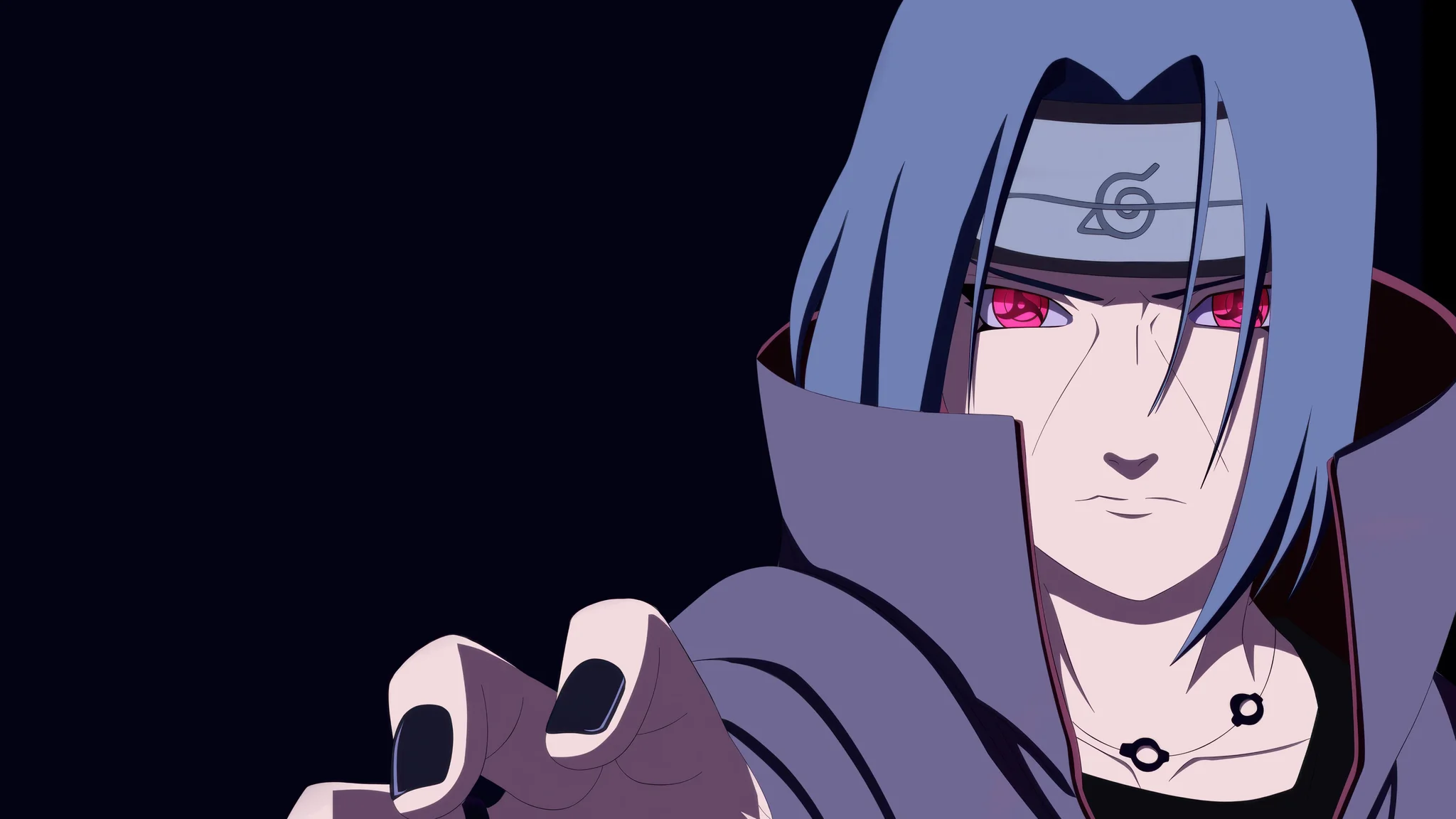 Tapeta 4K Itachi Uchiha Sharingan