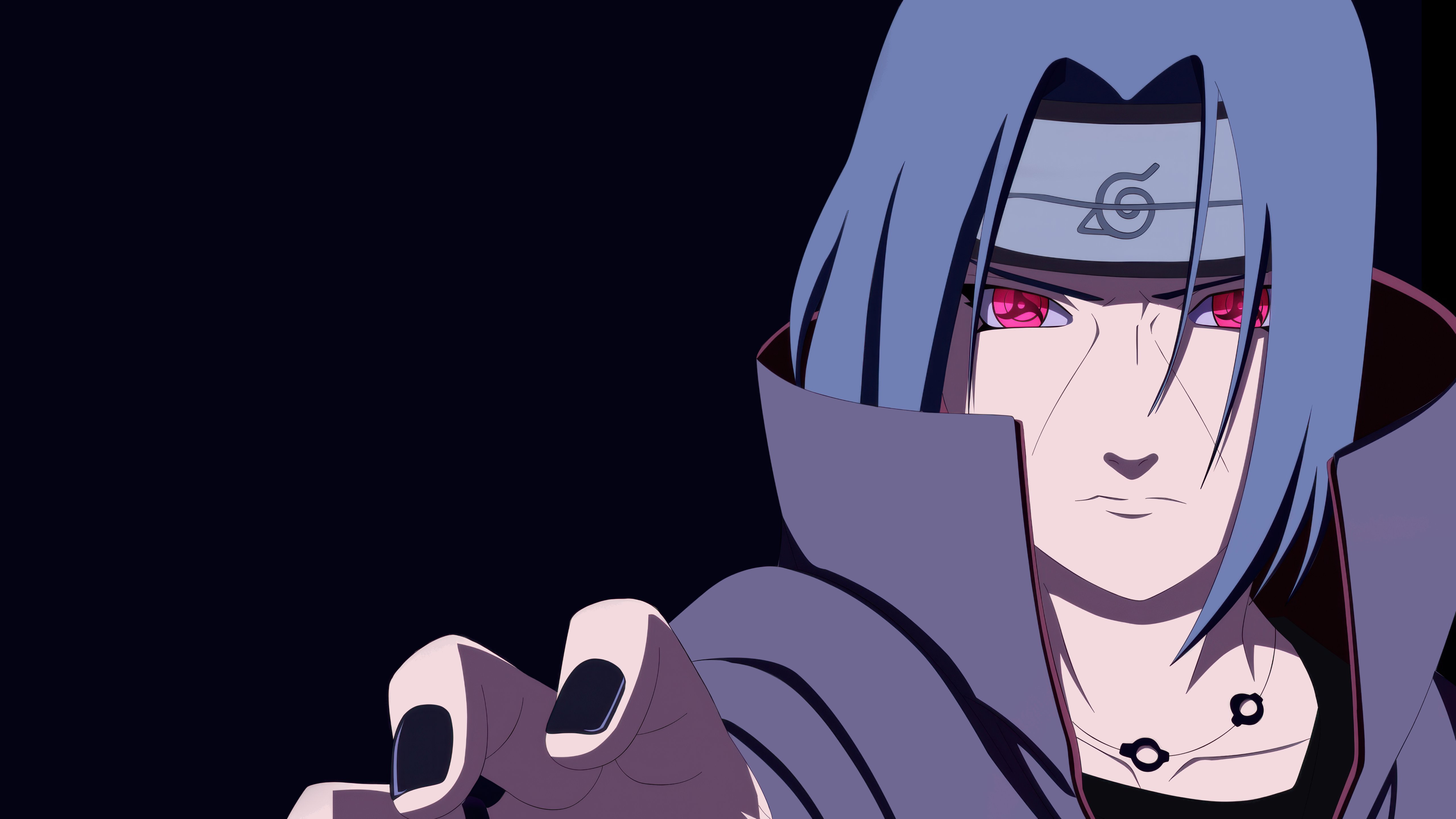 Itachi Uchiha Sharingan 4K Wallpaper