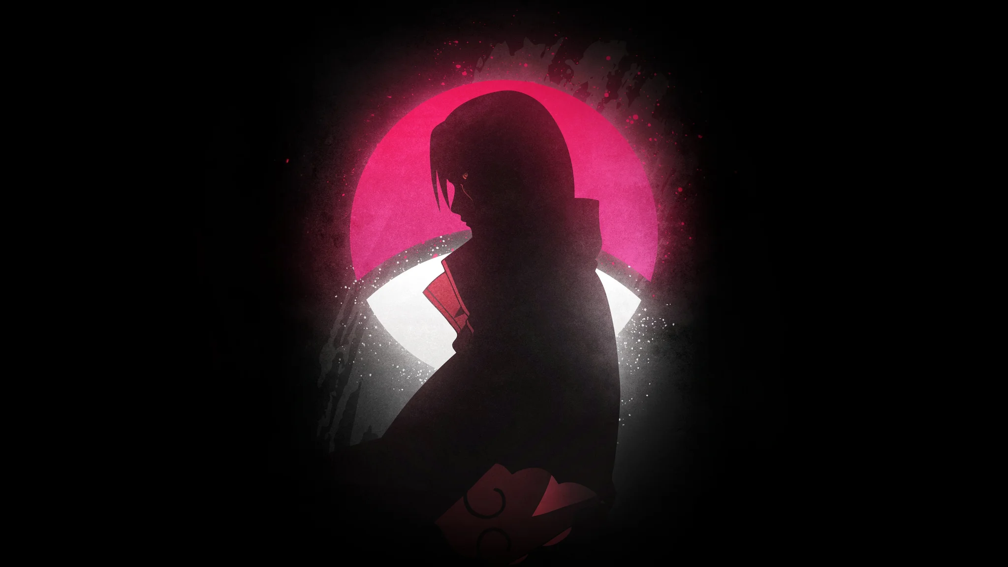 Itachi Uchiha Dark Silhouette 4K Wallpaper