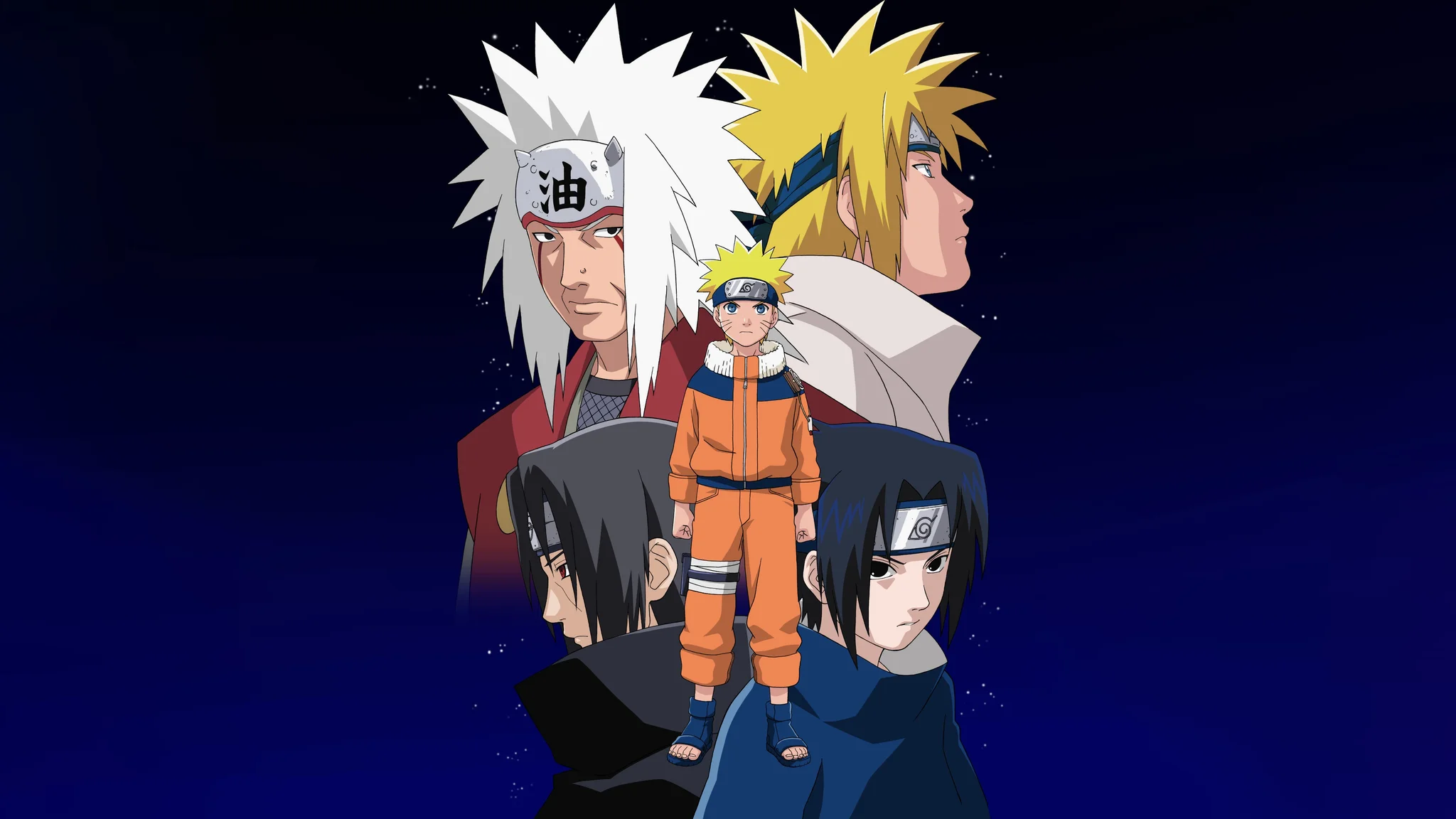 Naruto Anime Characters Collage 4K Wallpaper